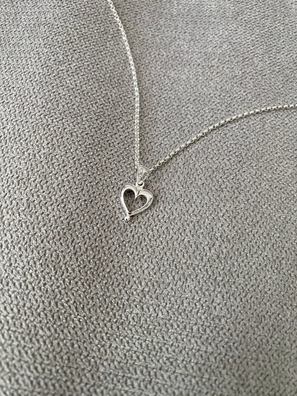 Heart Outline Necklace