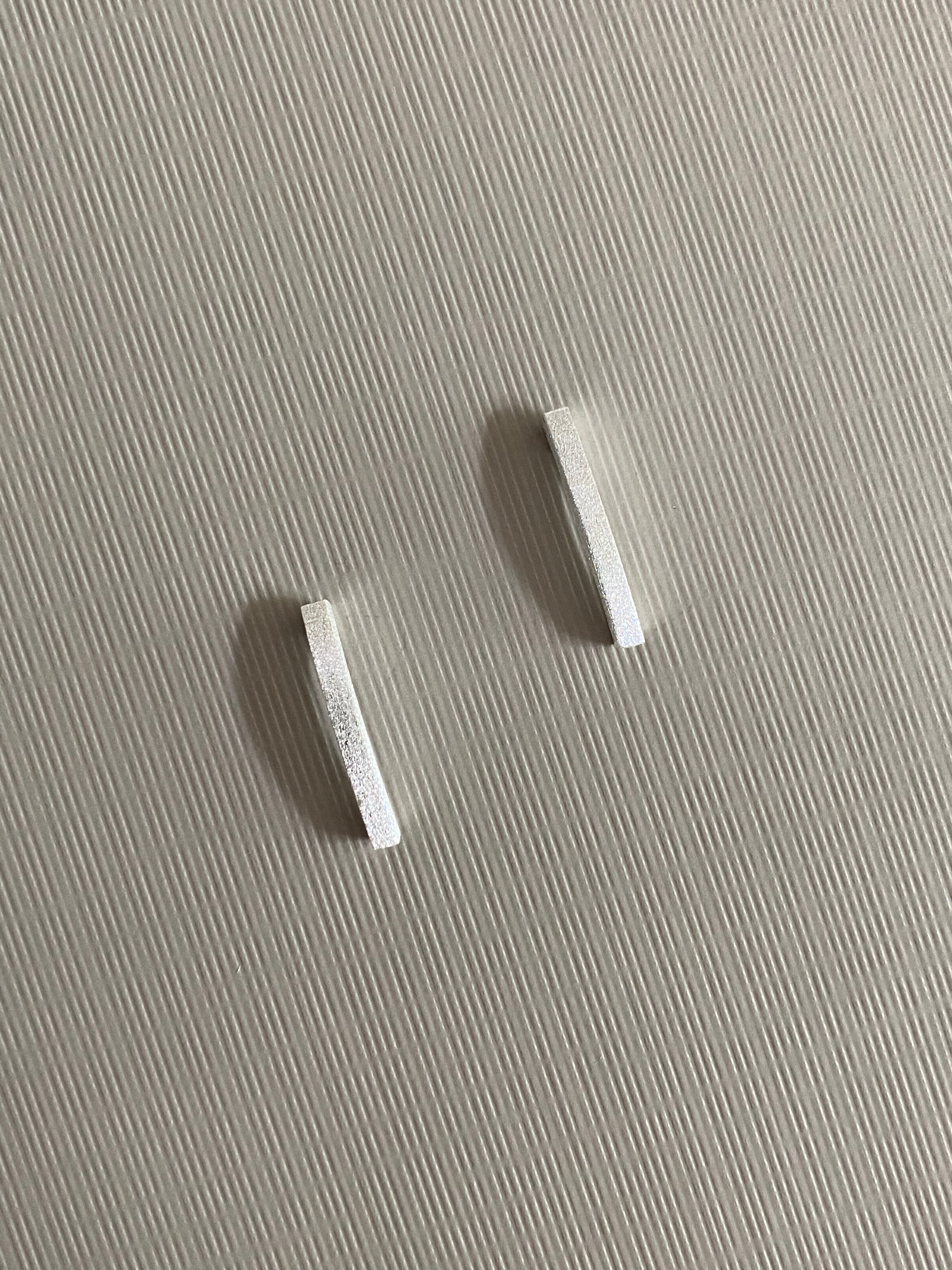 Linear Bar Earrings