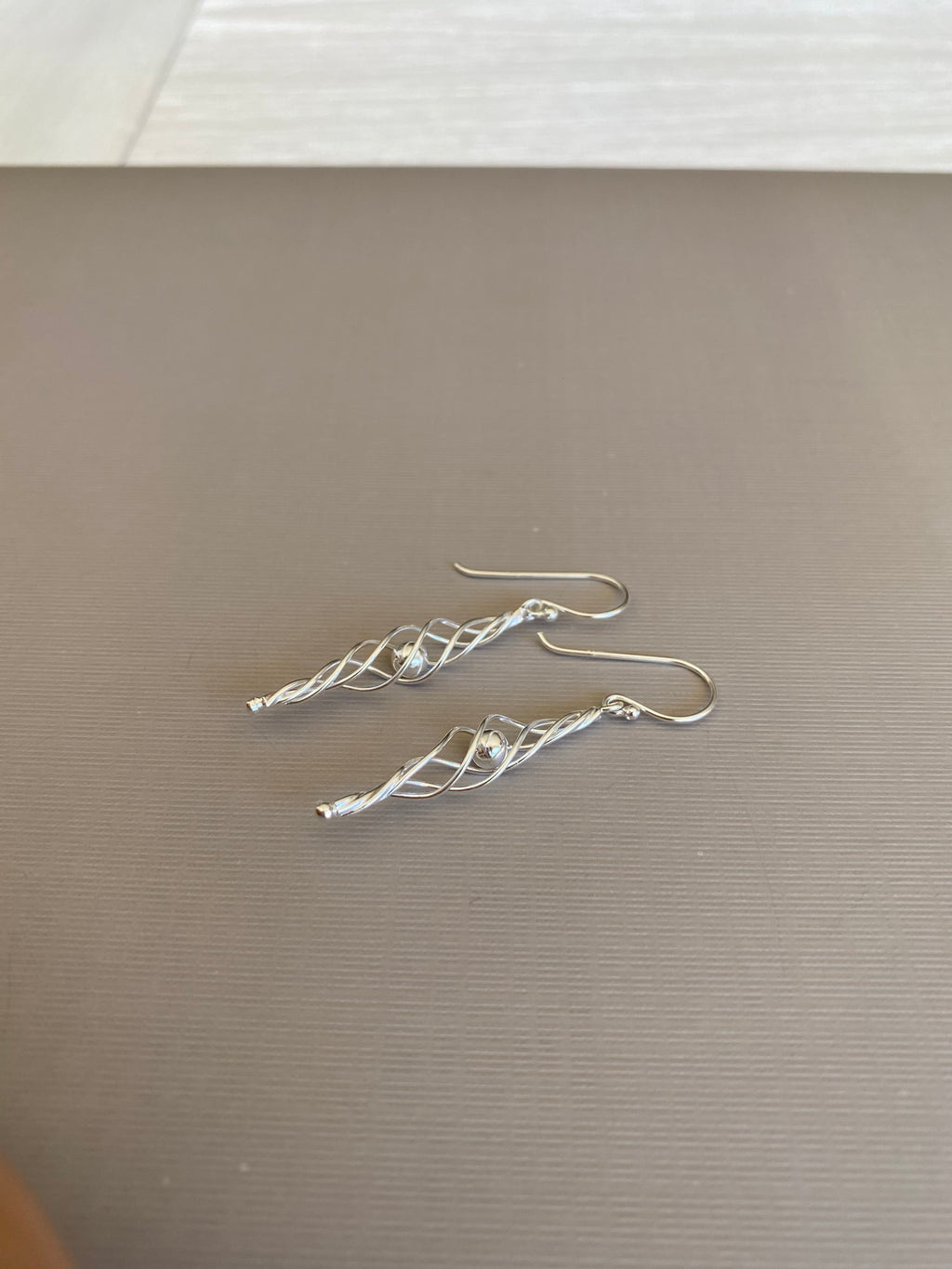 Twisted Bar Earrings