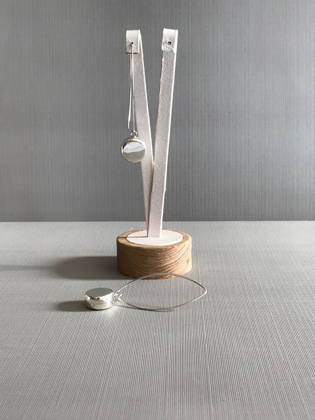 Long Sculptural Hook Earrings