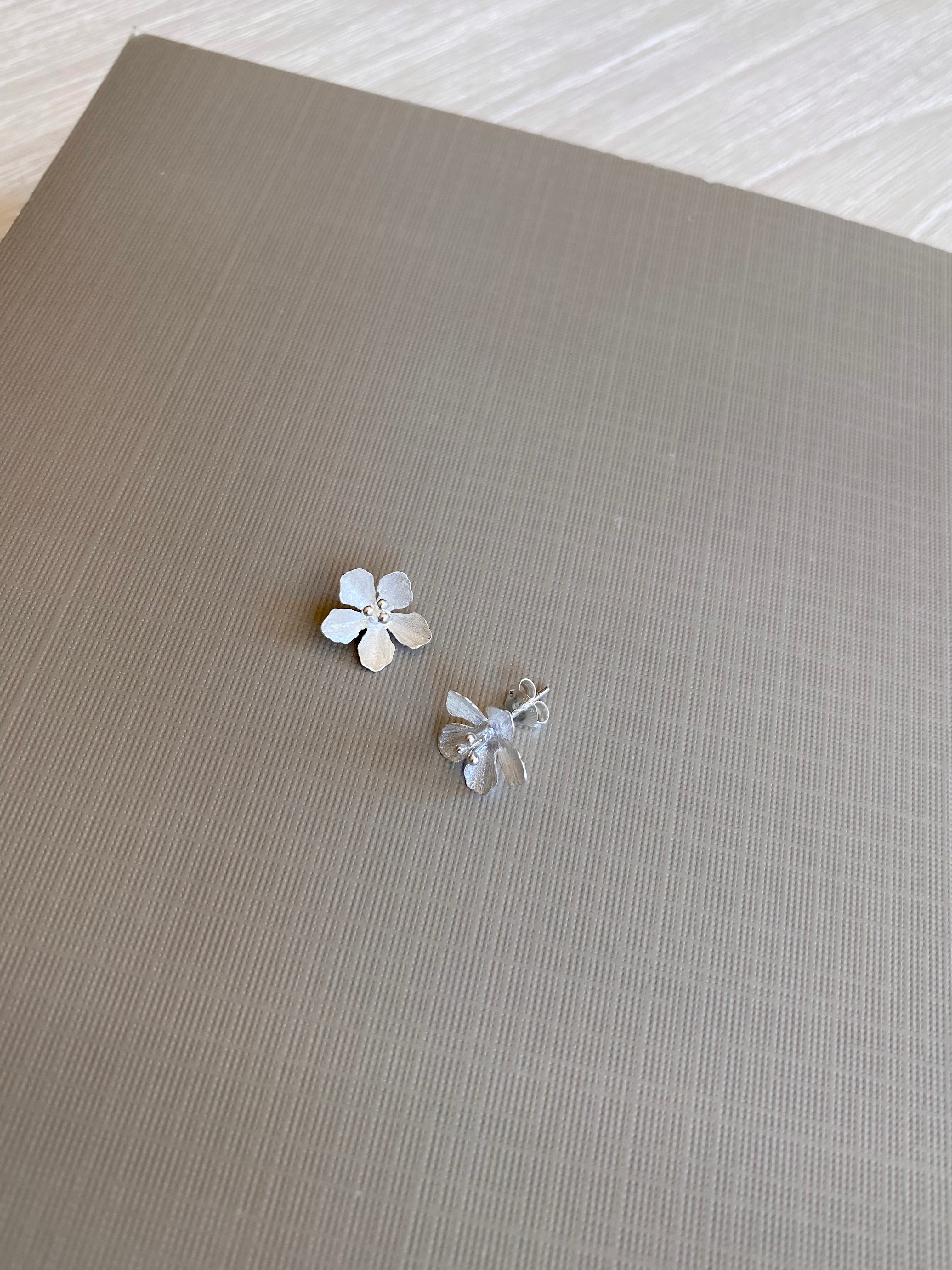 Matte Petal Stud Earrings