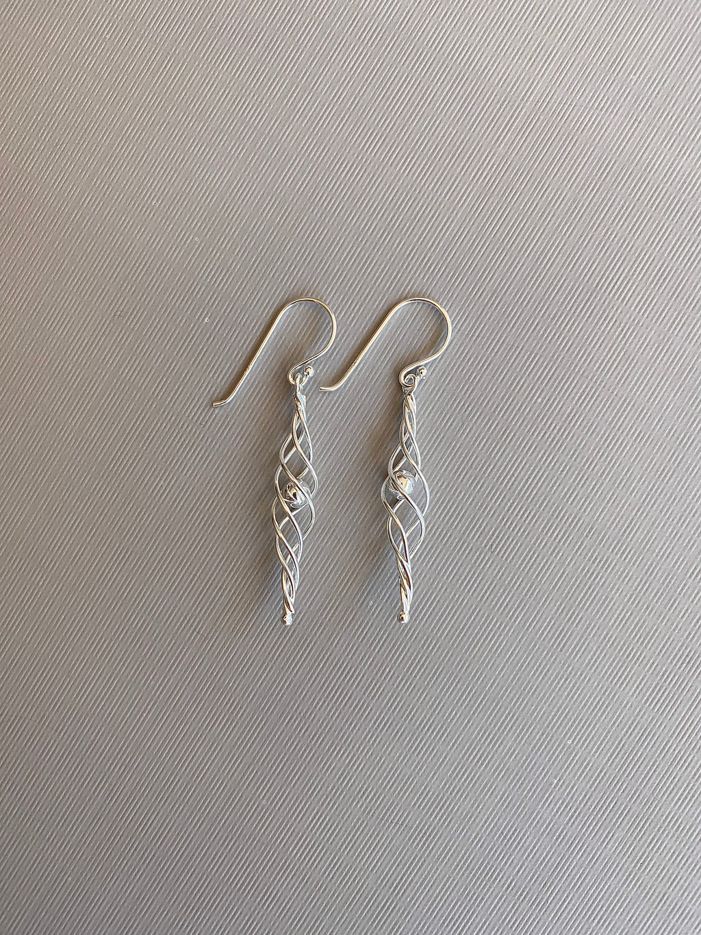Twisted Bar Earrings