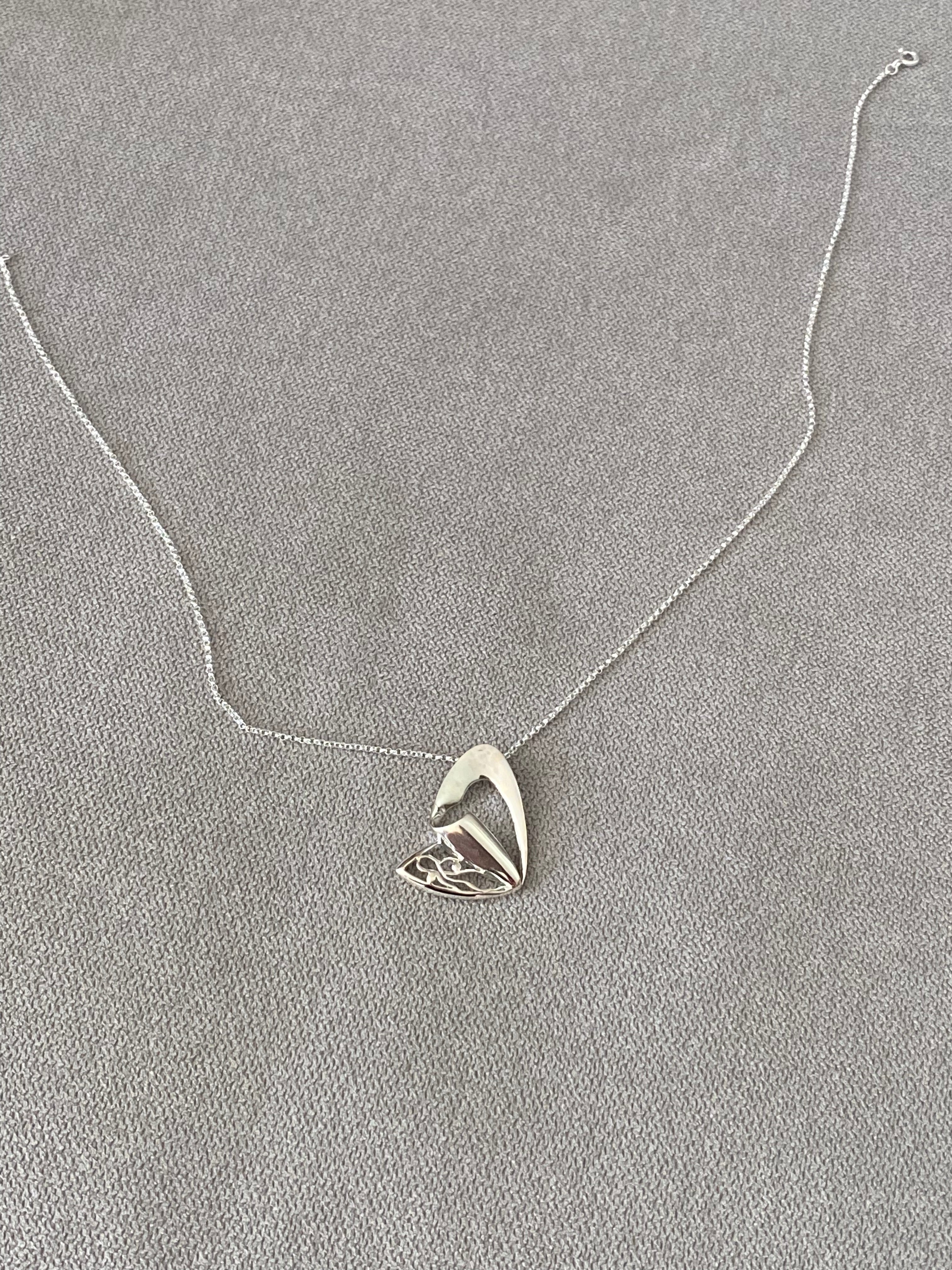 Abstract Butterfly Necklace