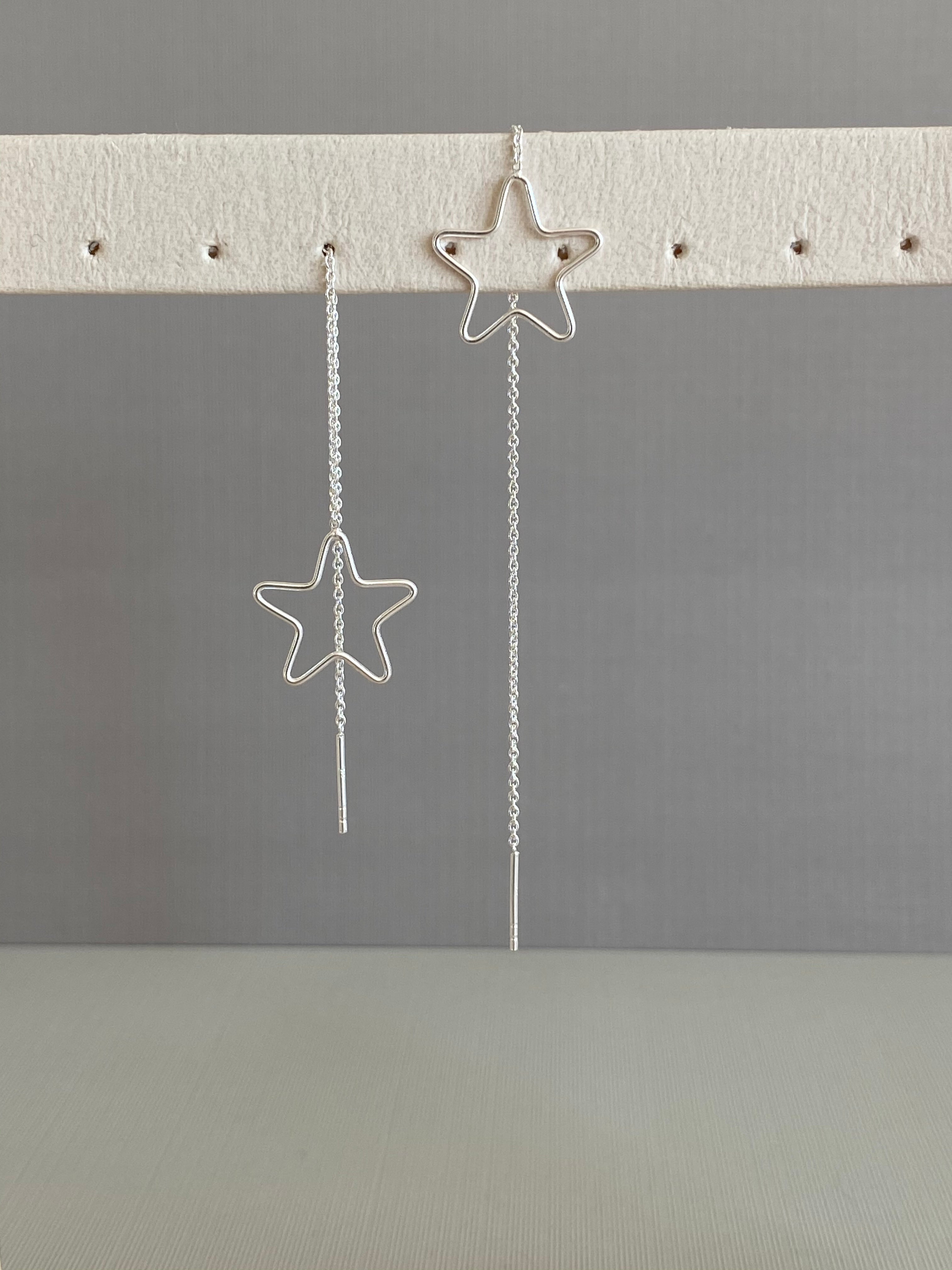 Star Threader Earrings