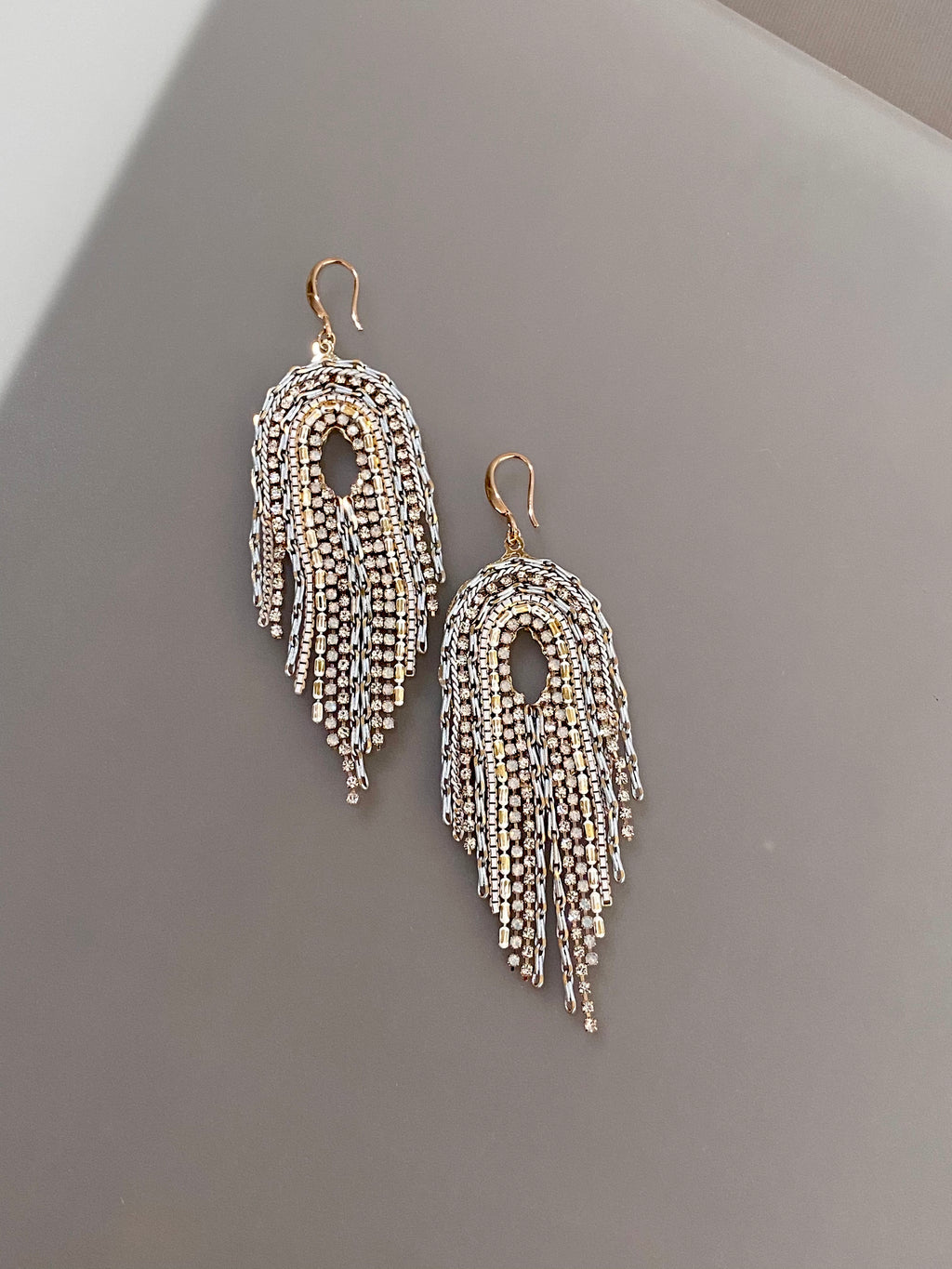Waterfall Fringe Drop Earrings