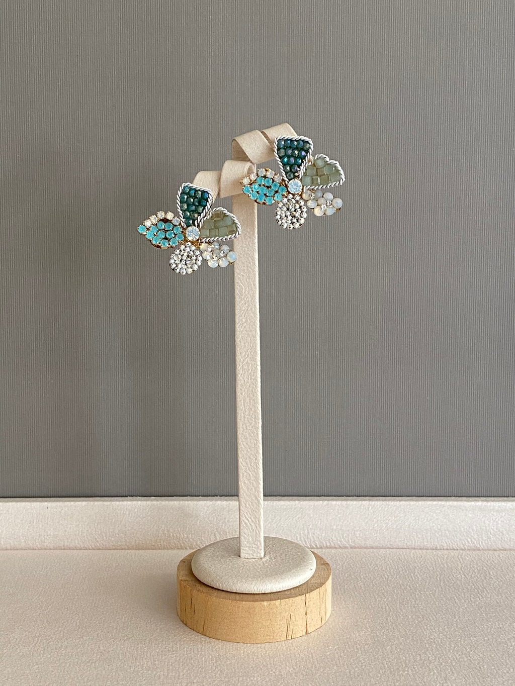 Rhea Petal Cluster Stud Earrings