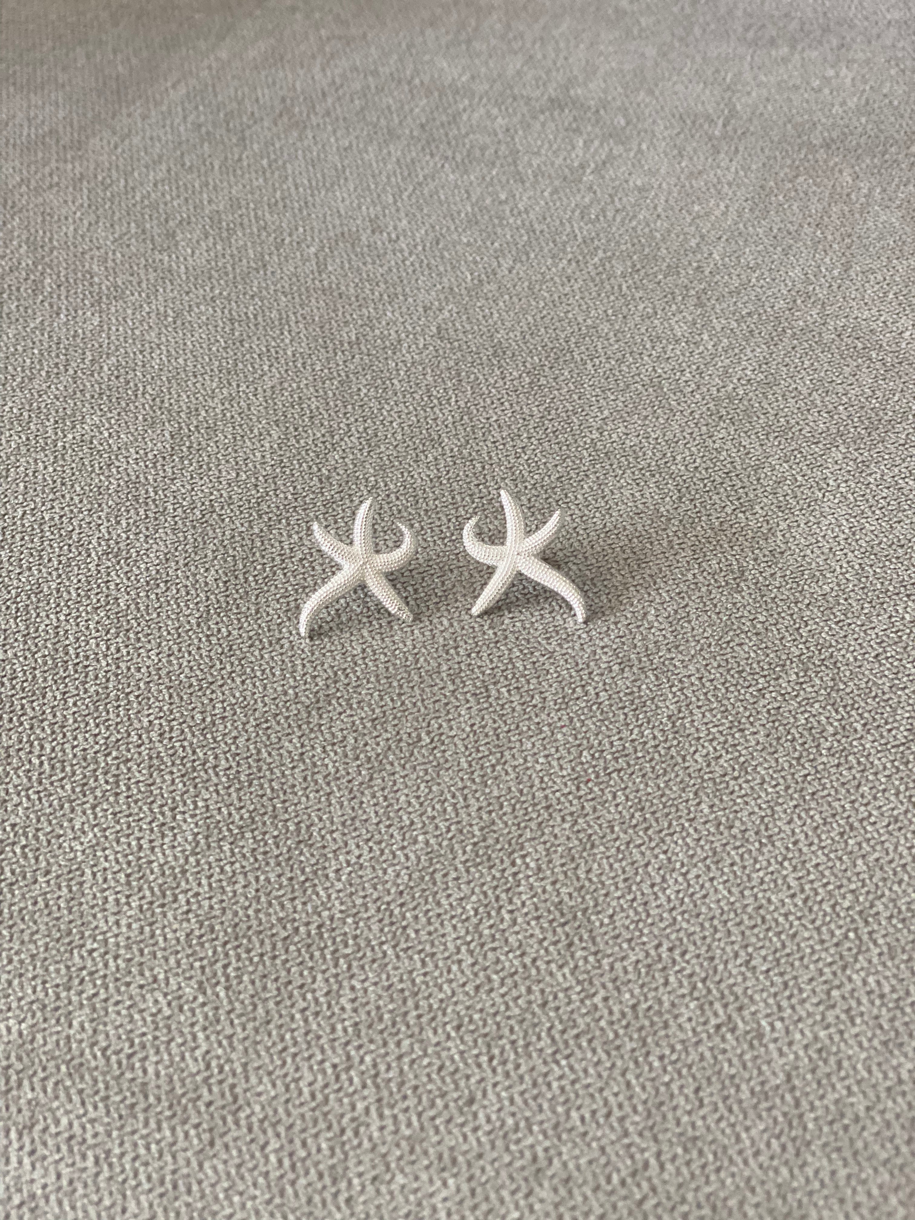 Starfish Matte Stud Earrings