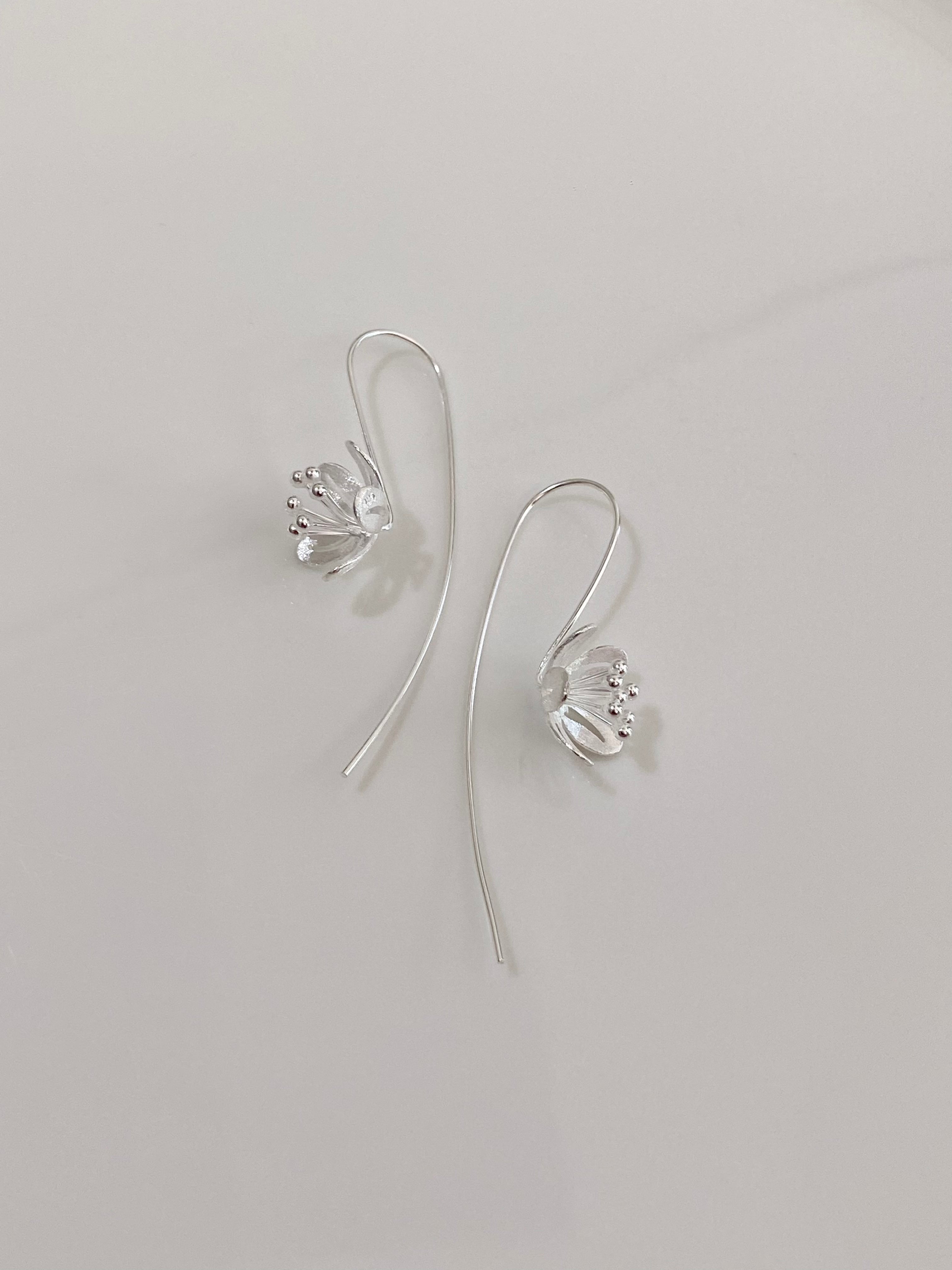 Matte Petal Cluster Earrings