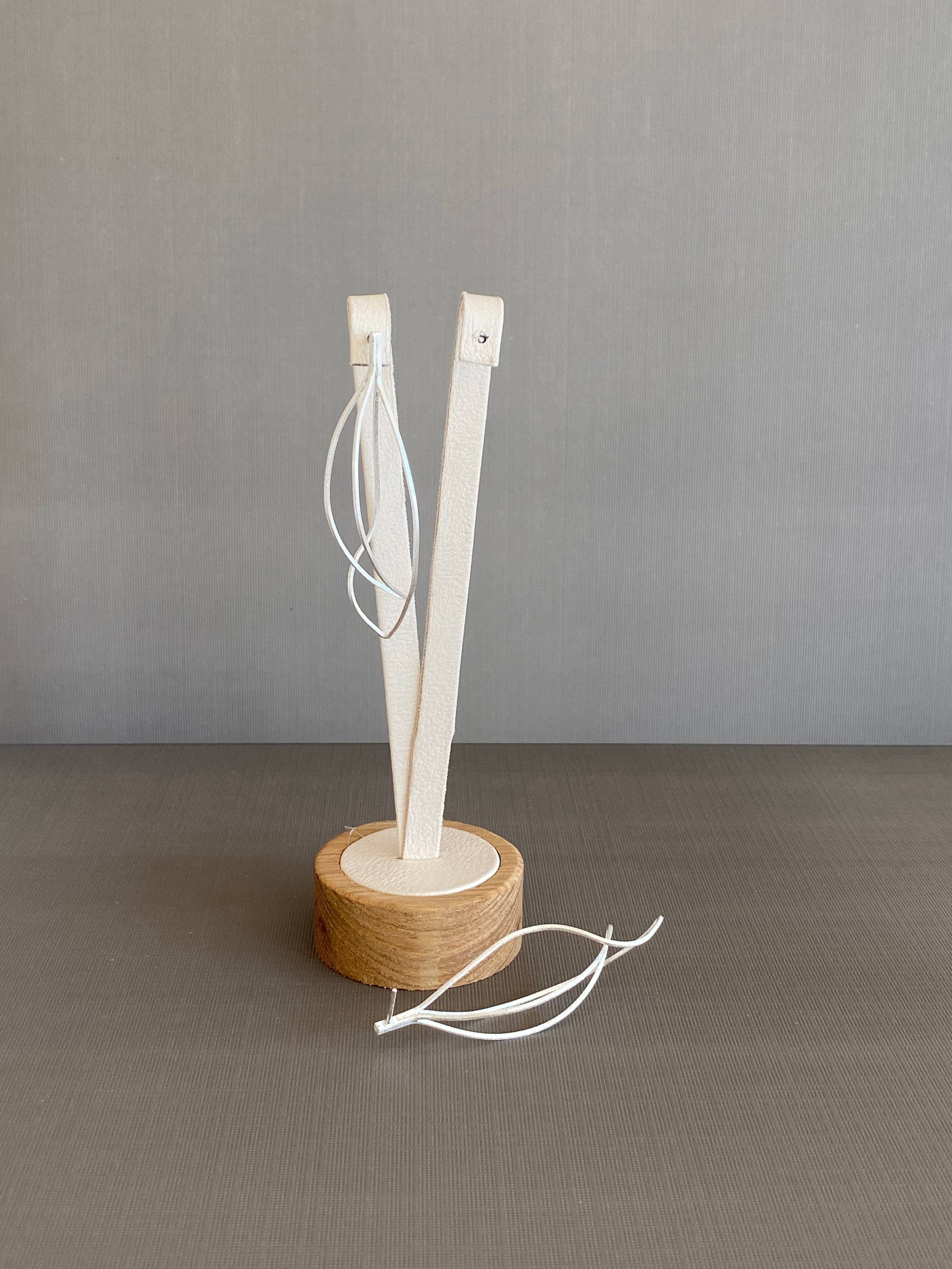 Silver Curve Earrings