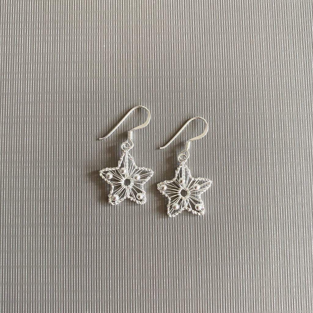 Open Star Earrings