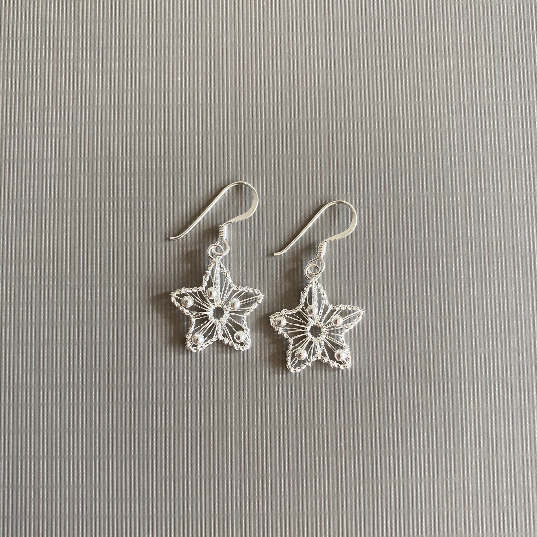 Open Star Earrings
