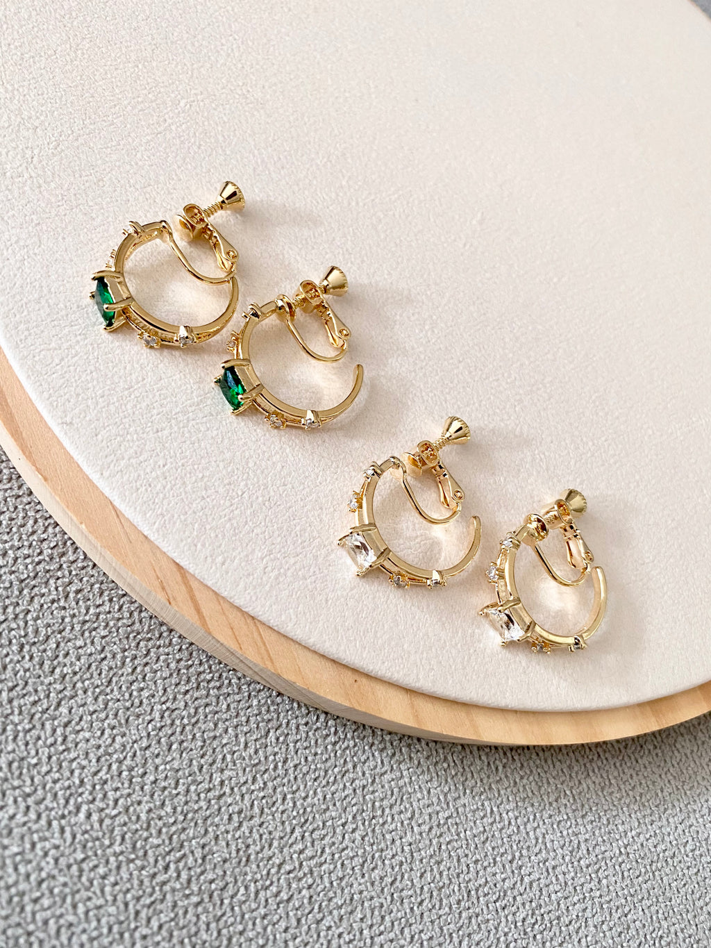 SHA186F15 (2 colours) Clip-on Earrings