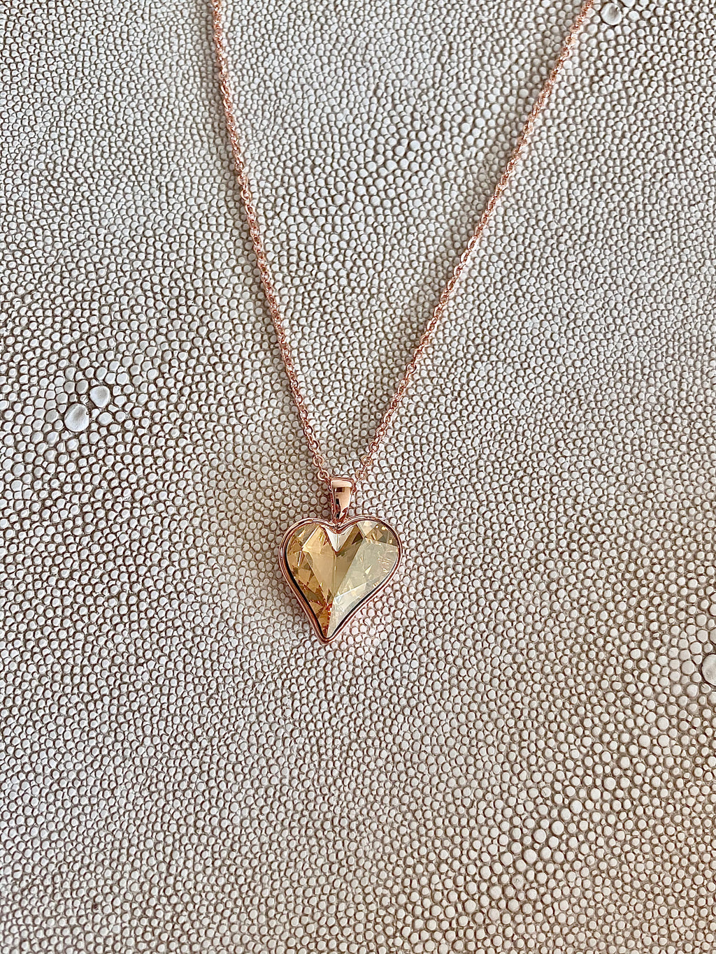 Swarovski Heart Pendant Necklace