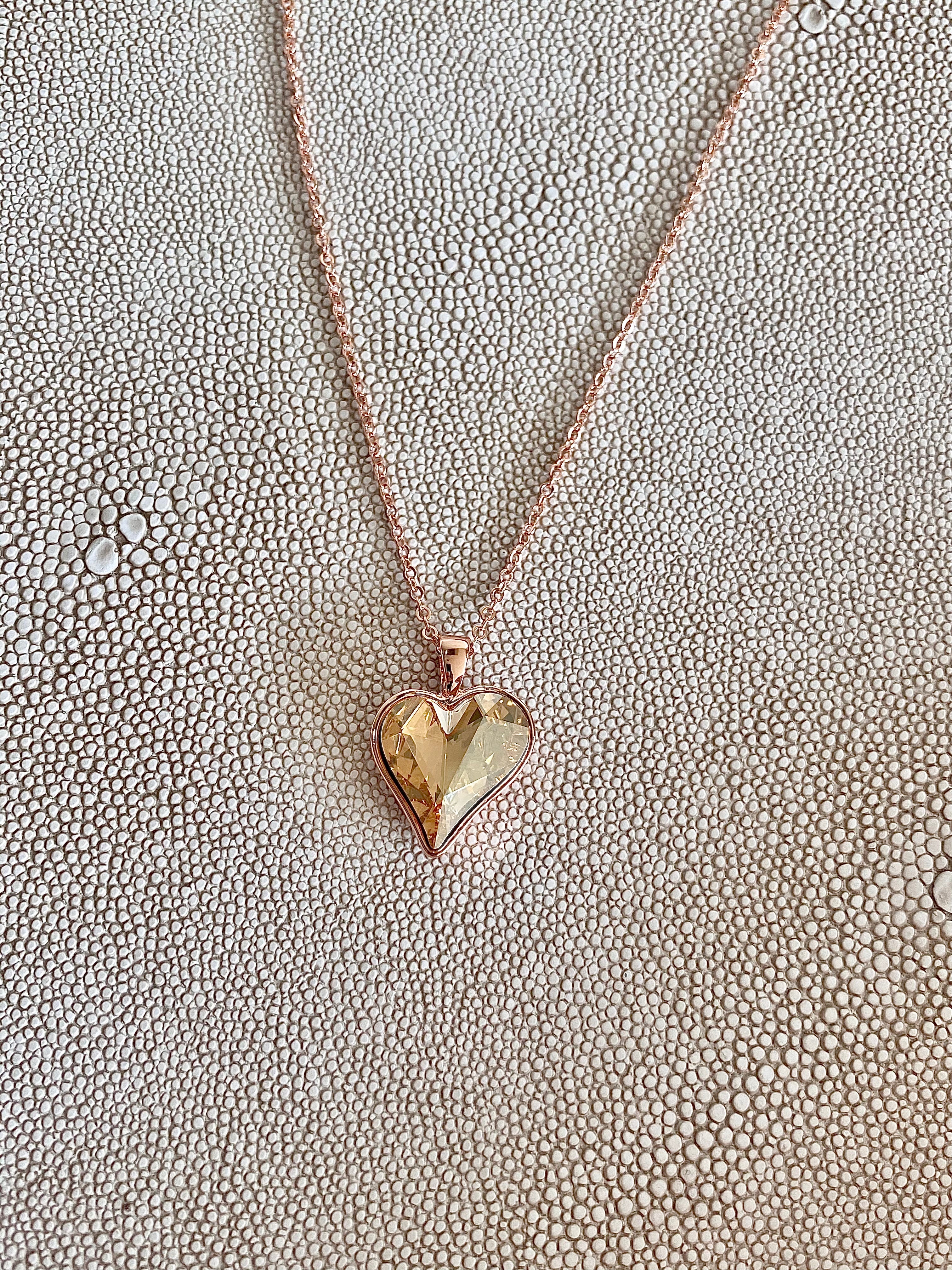Swarovski Heart Pendant Necklace
