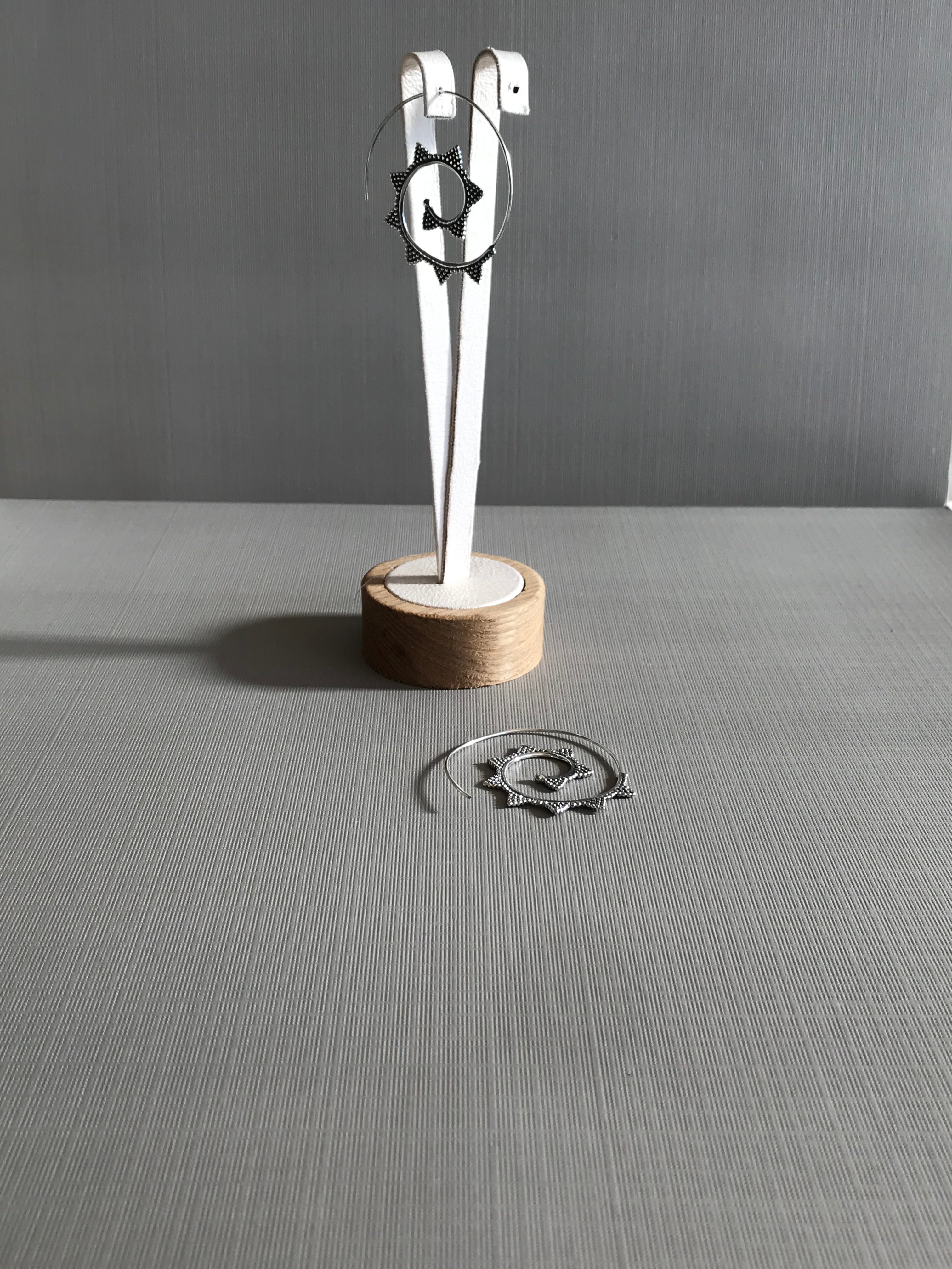 Spiral Form Earrings