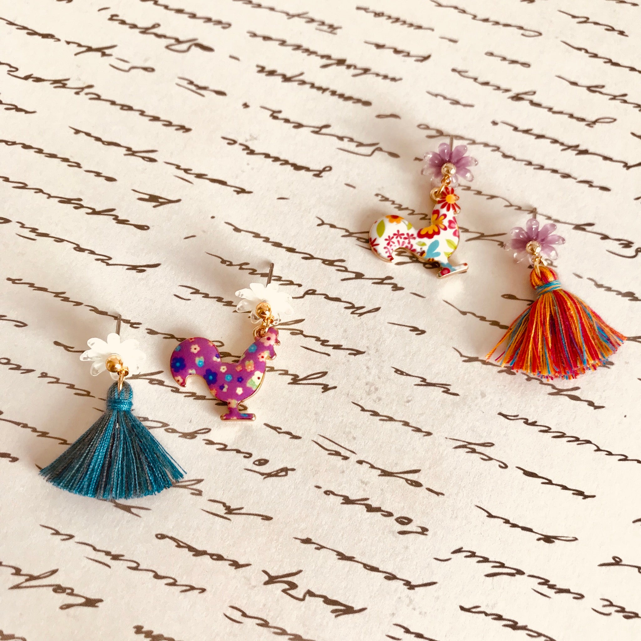 Cock & Dress Earrings