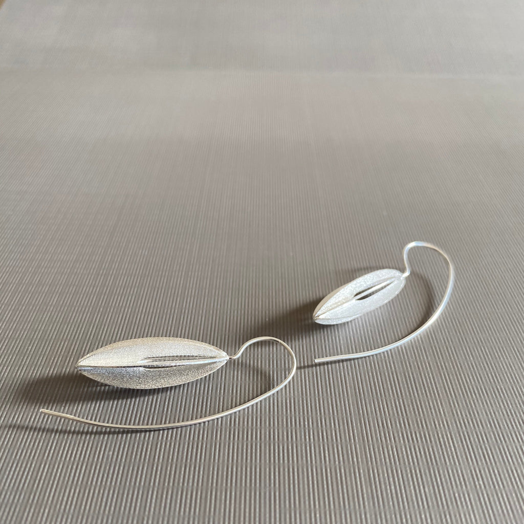 Silver Leaf Earrings