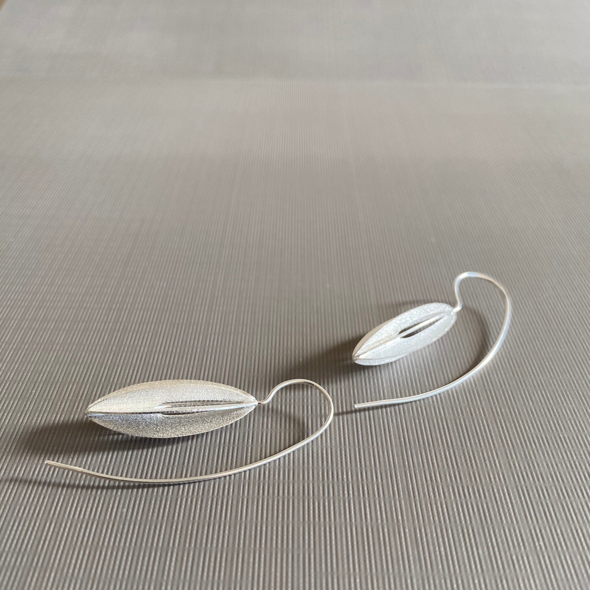 Silver Leaf Earrings