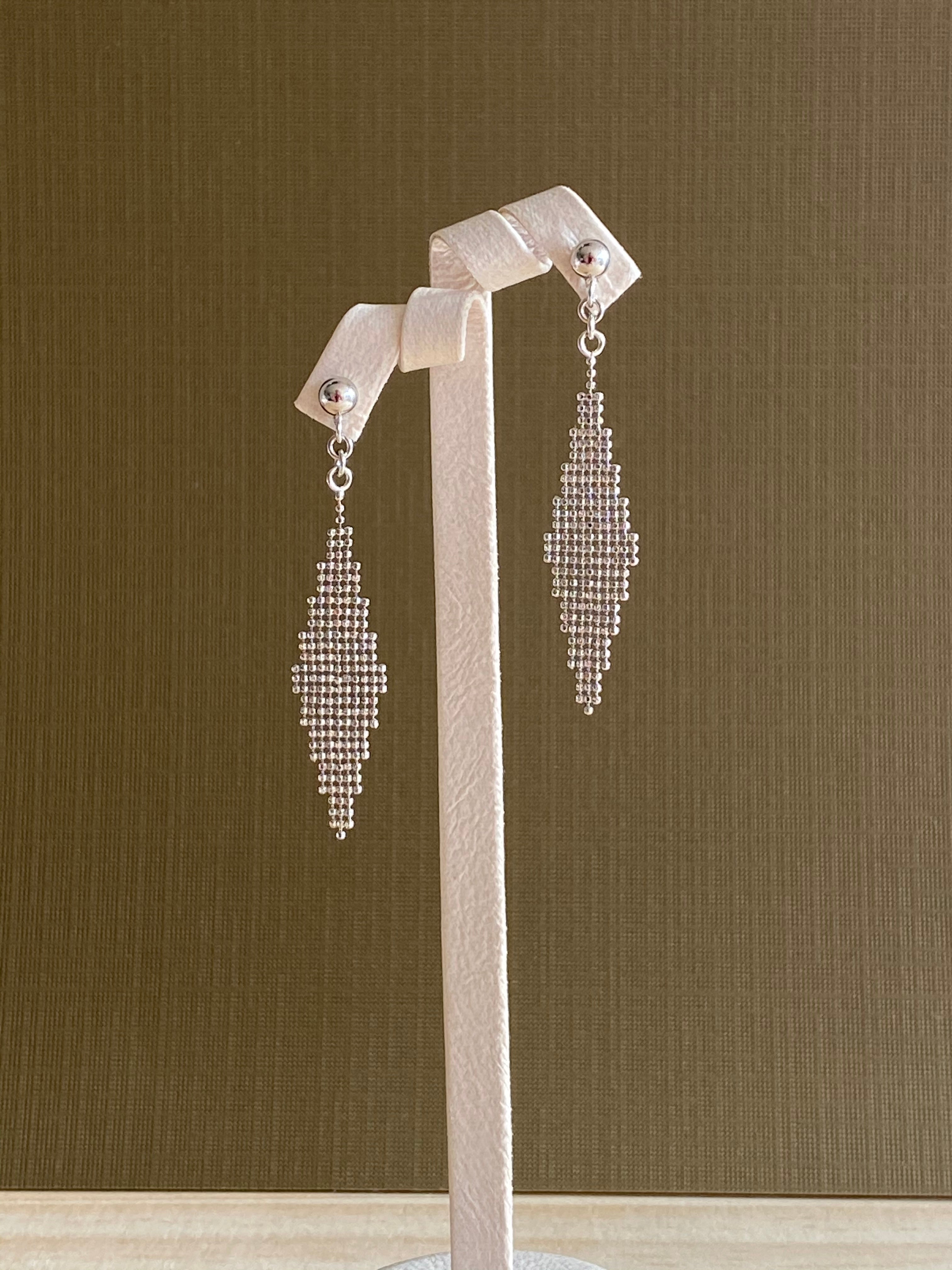 Diamond Mesh Earrings