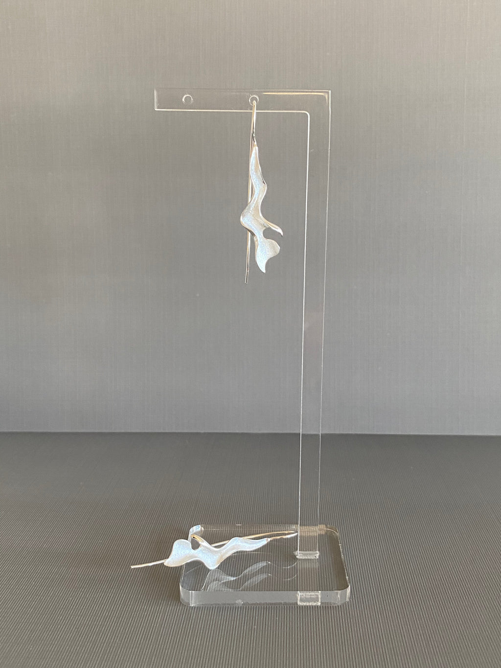 Silver Twist Earrings