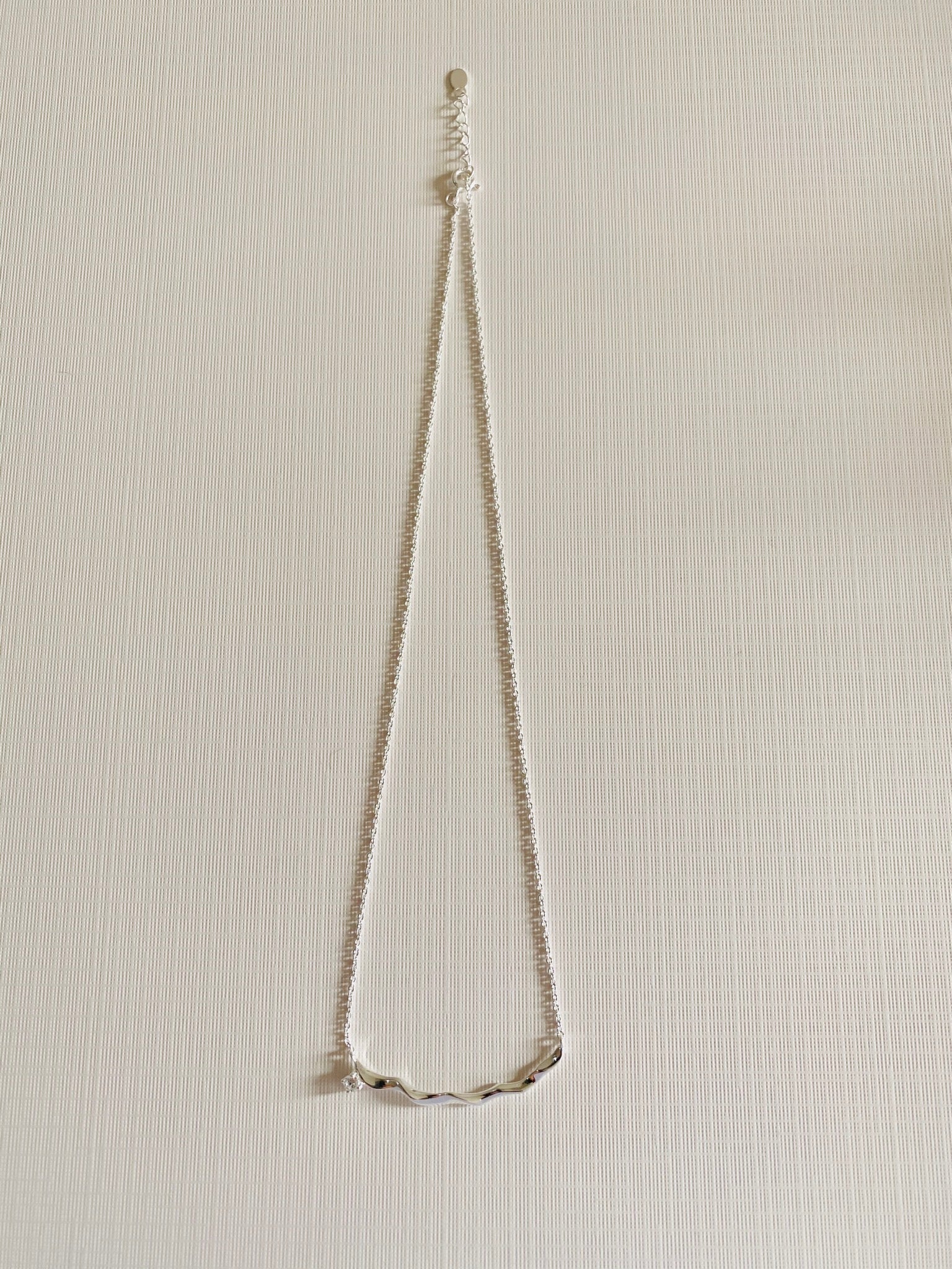 Wave Line Necklace