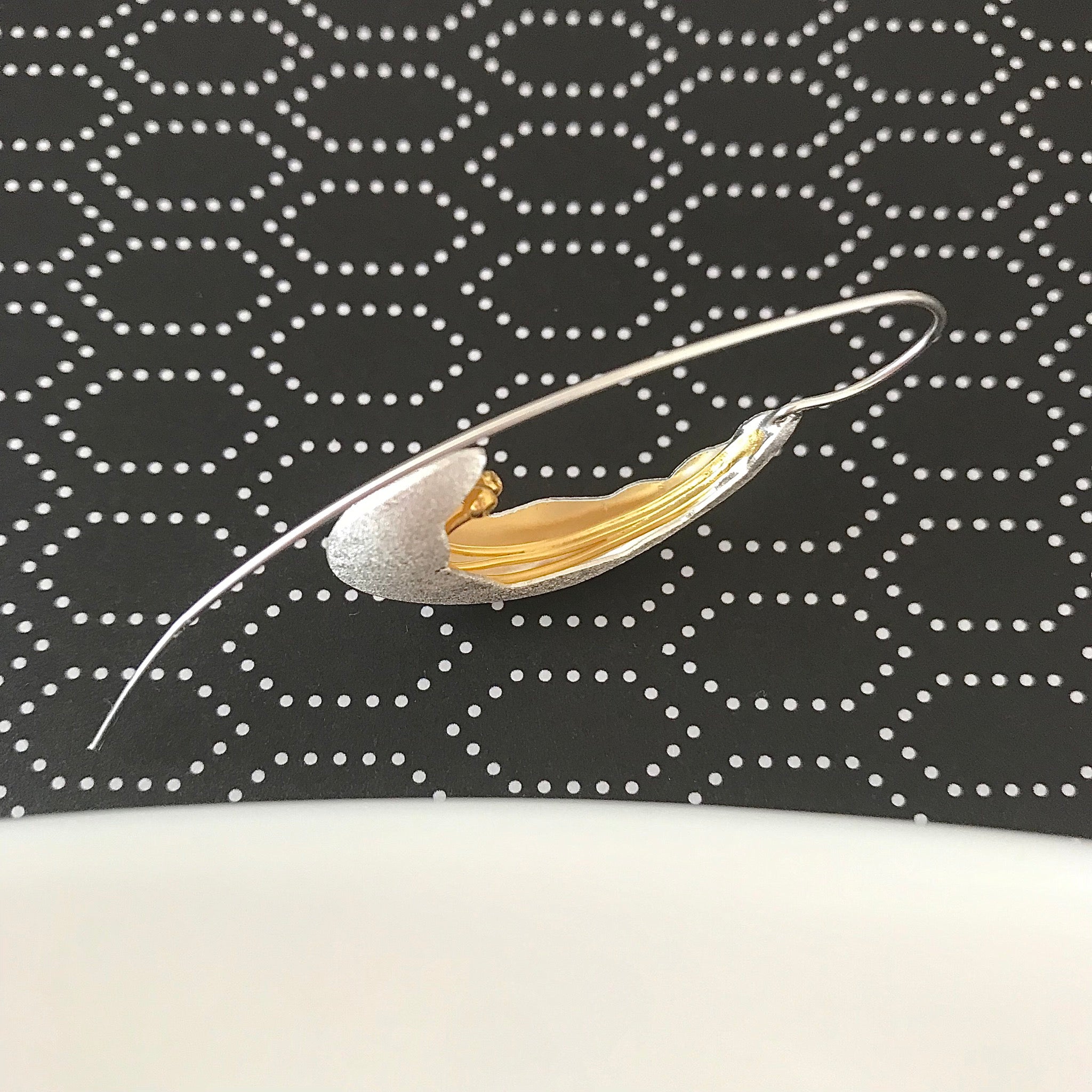 Dual Wave Curve Earrings