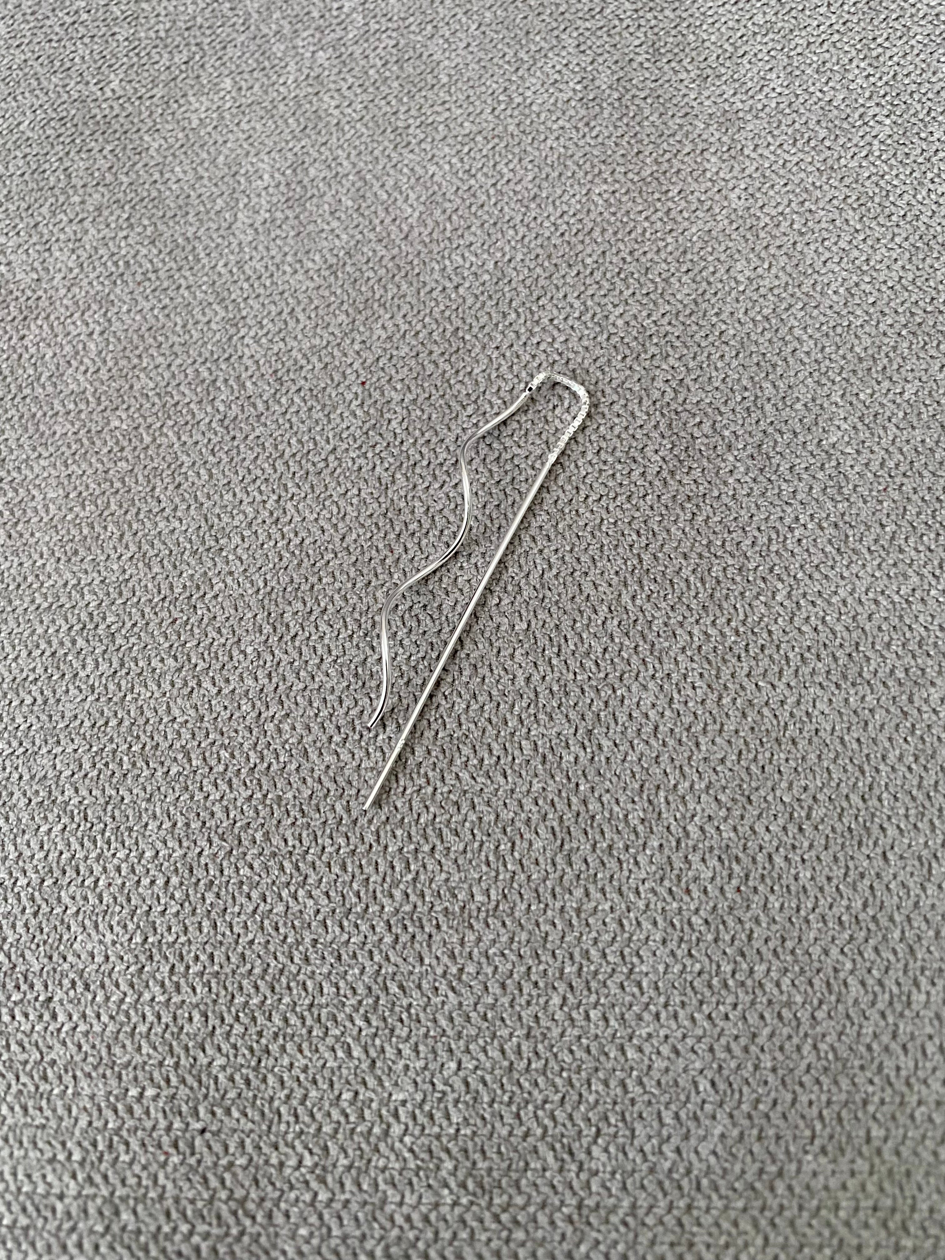 Wave Thread Earrings