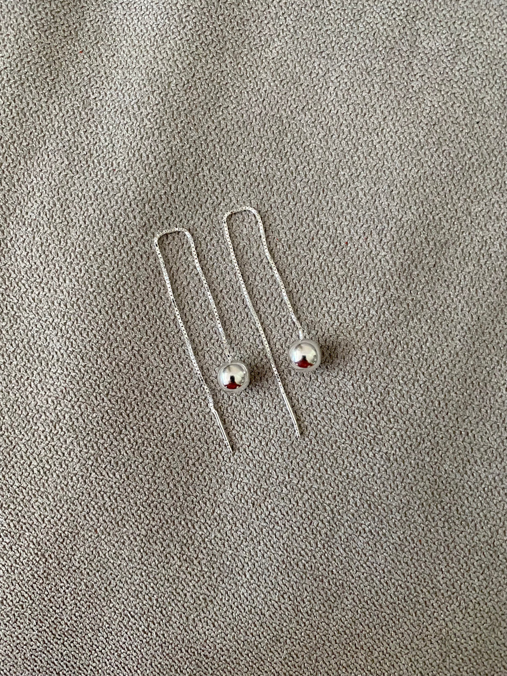 Ball Threader Earrings
