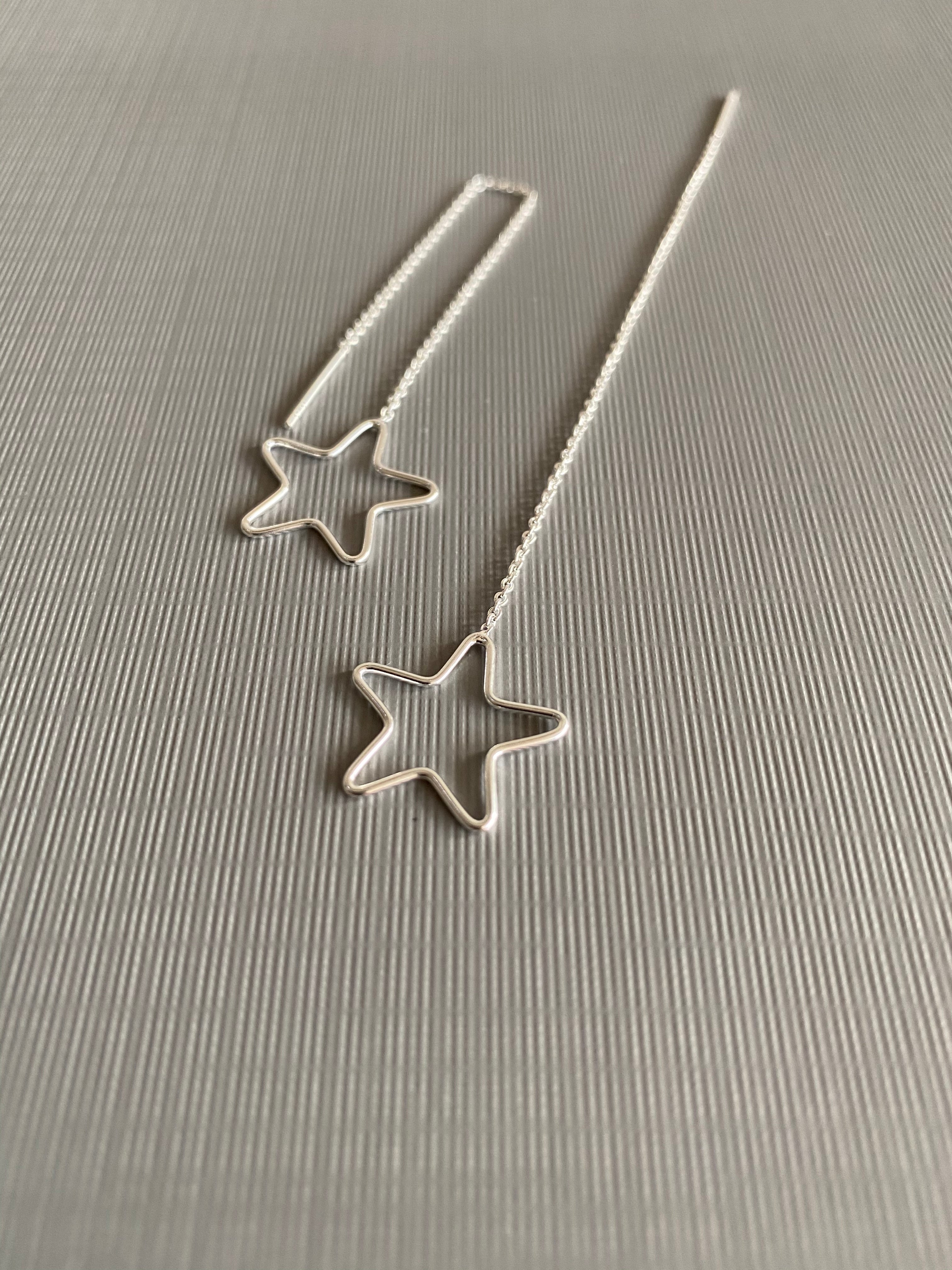 Star Threader Earrings