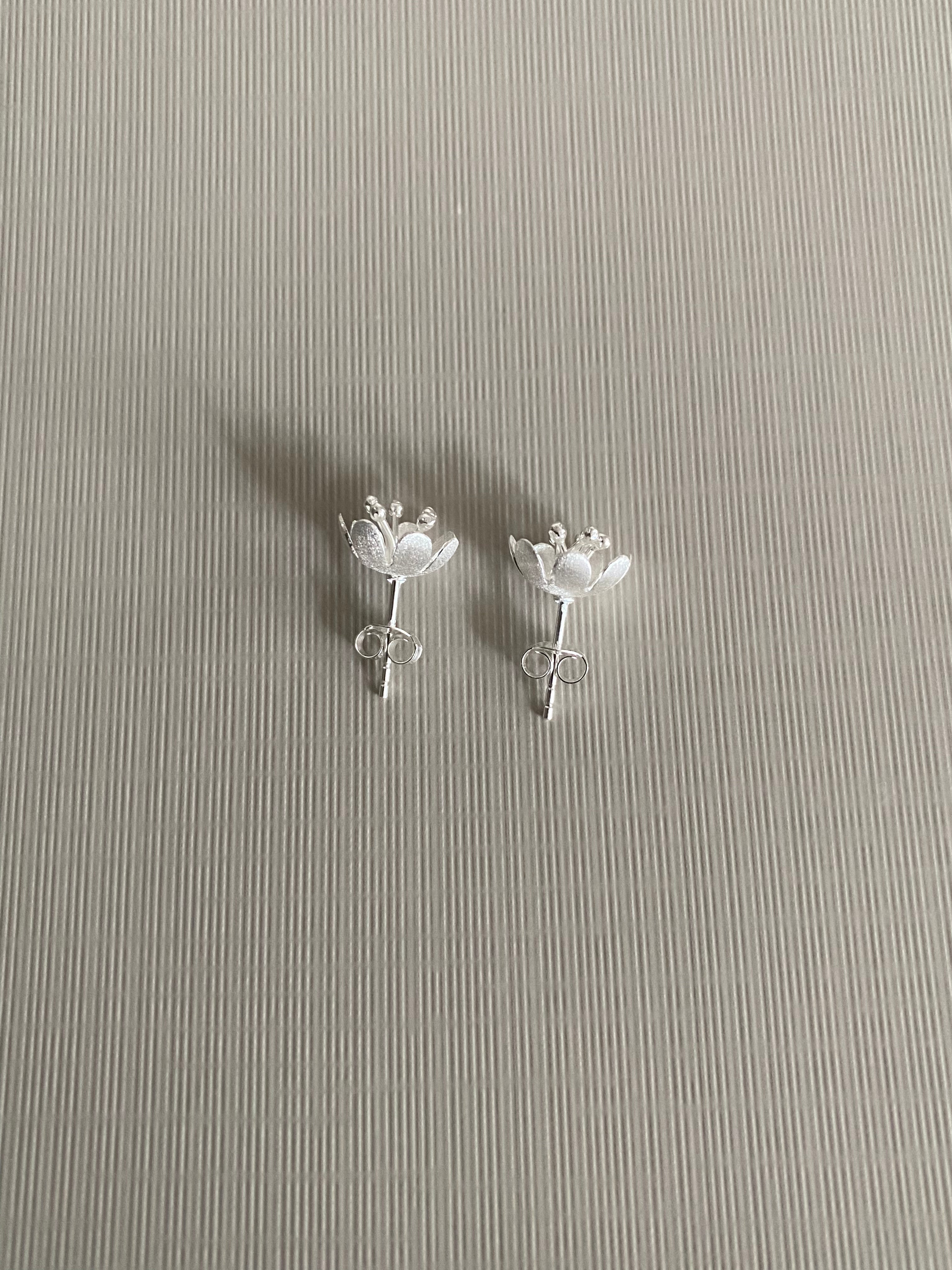 Matte Bloom Stud Earrings