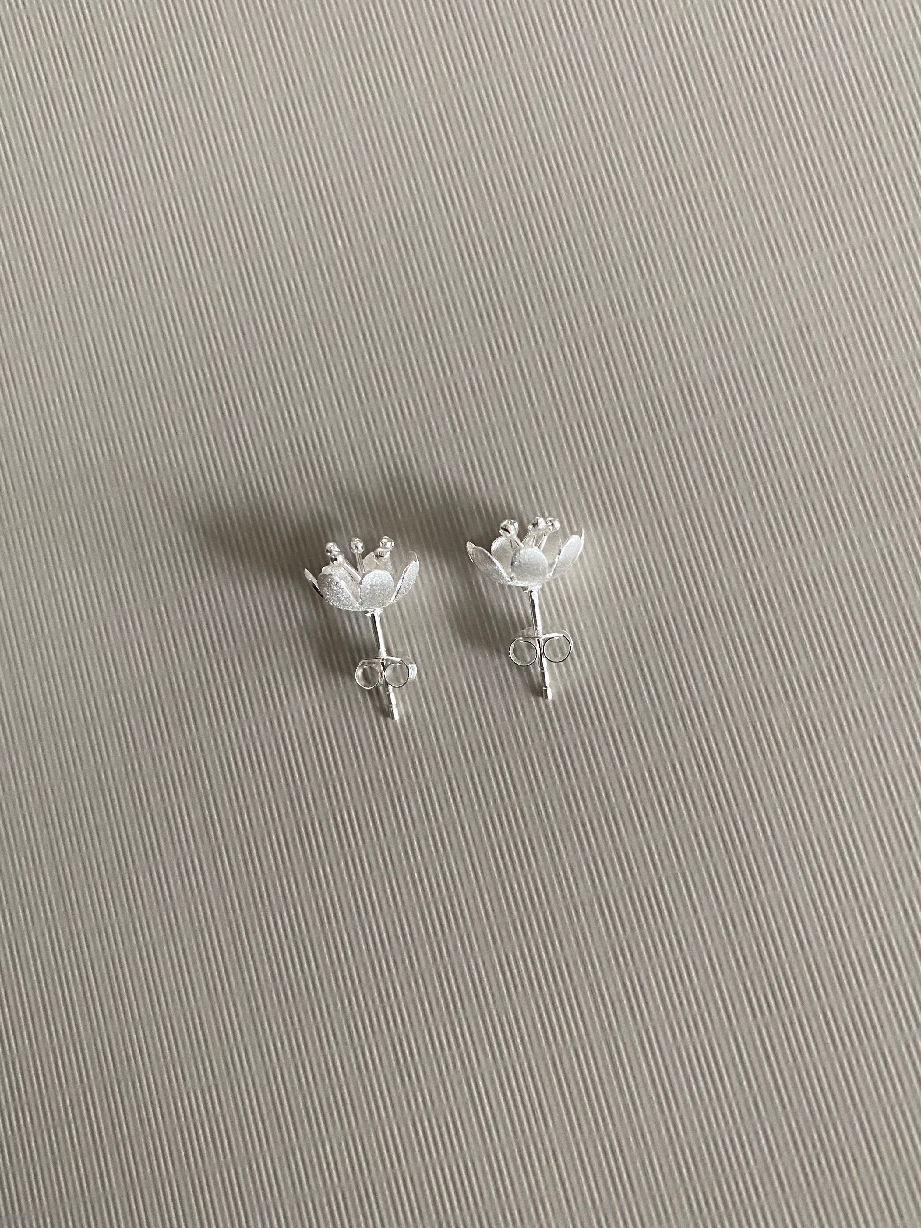 Matte Bloom Stud Earrings