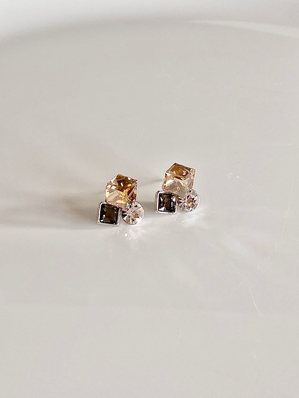 Swarovski Petite Trio Crystal Stud Earrings (6 colours)