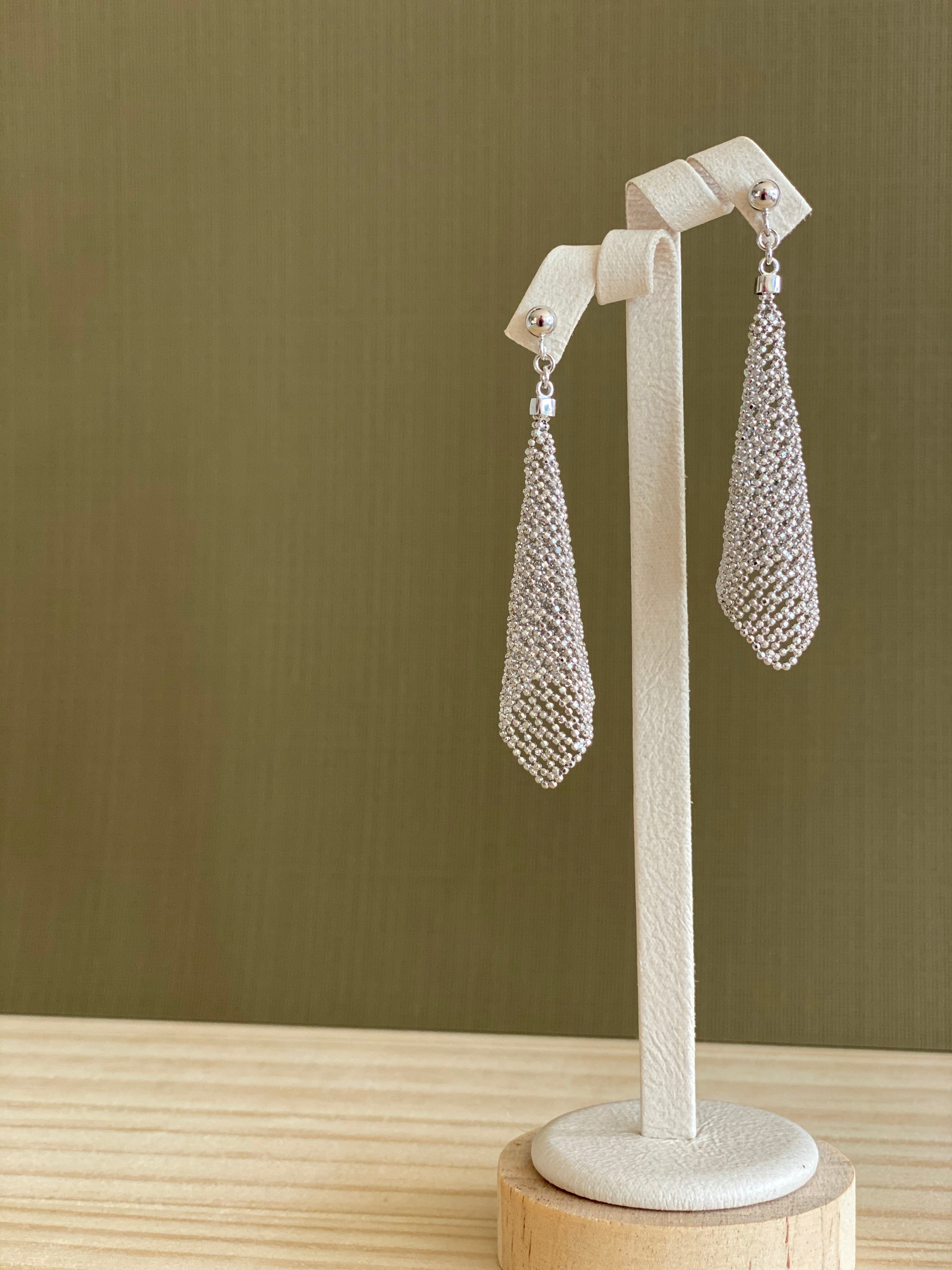 Long Leaf Drape Earrings