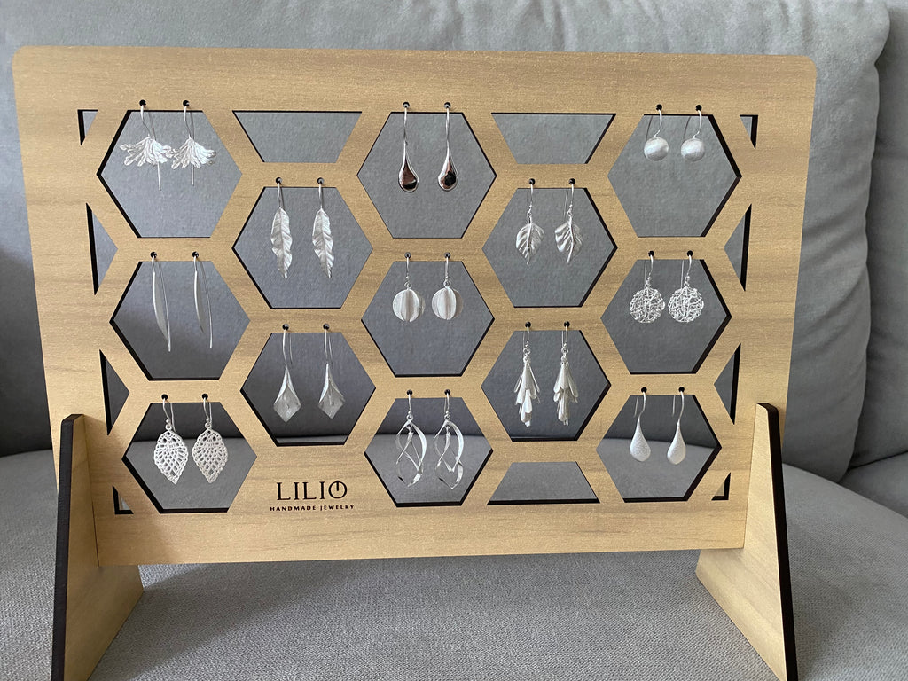 Earring Stands - Small (13 Hexagons x 50mm)