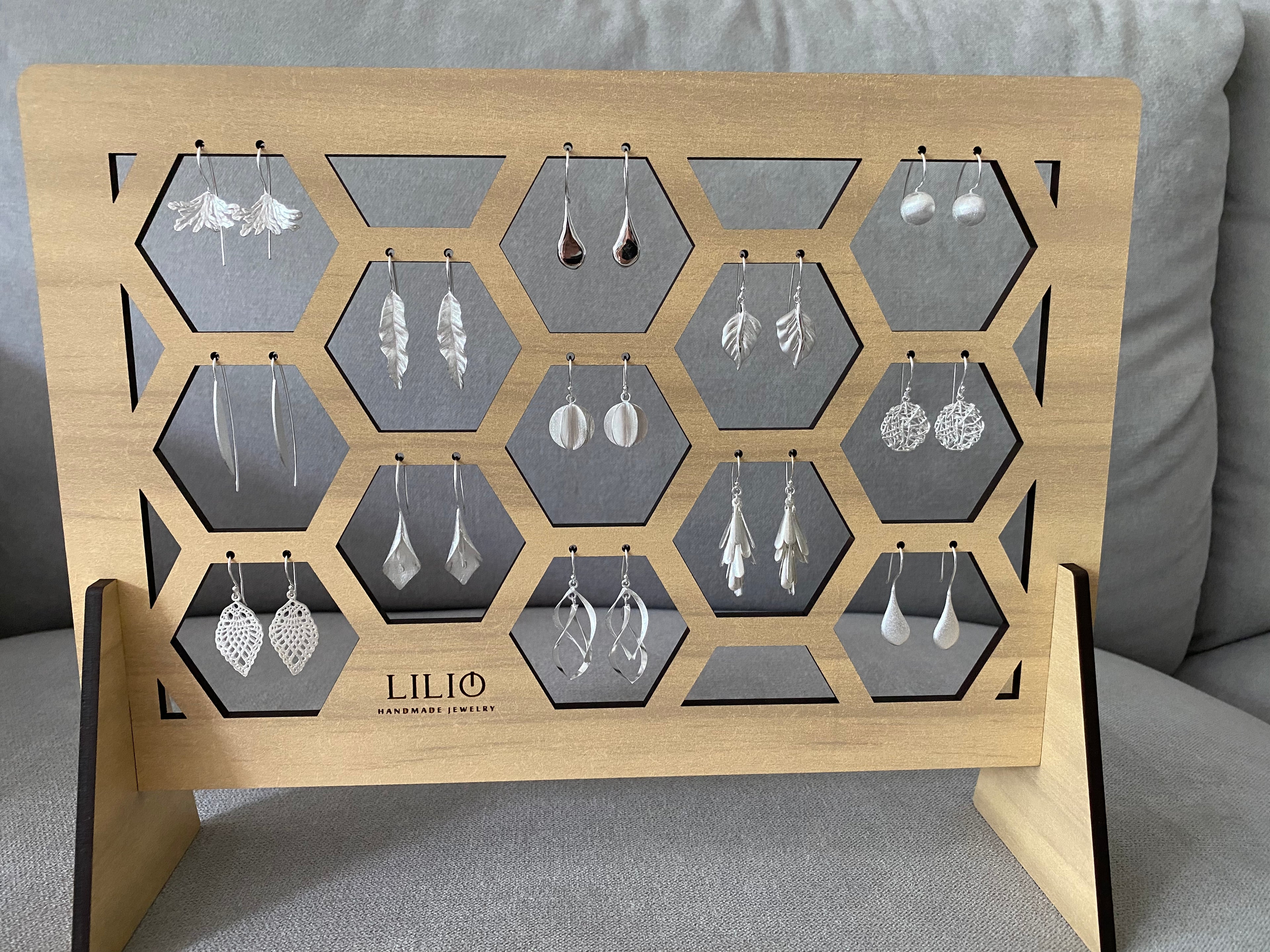 Earring Stands - Small (13 Hexagons x 50mm)