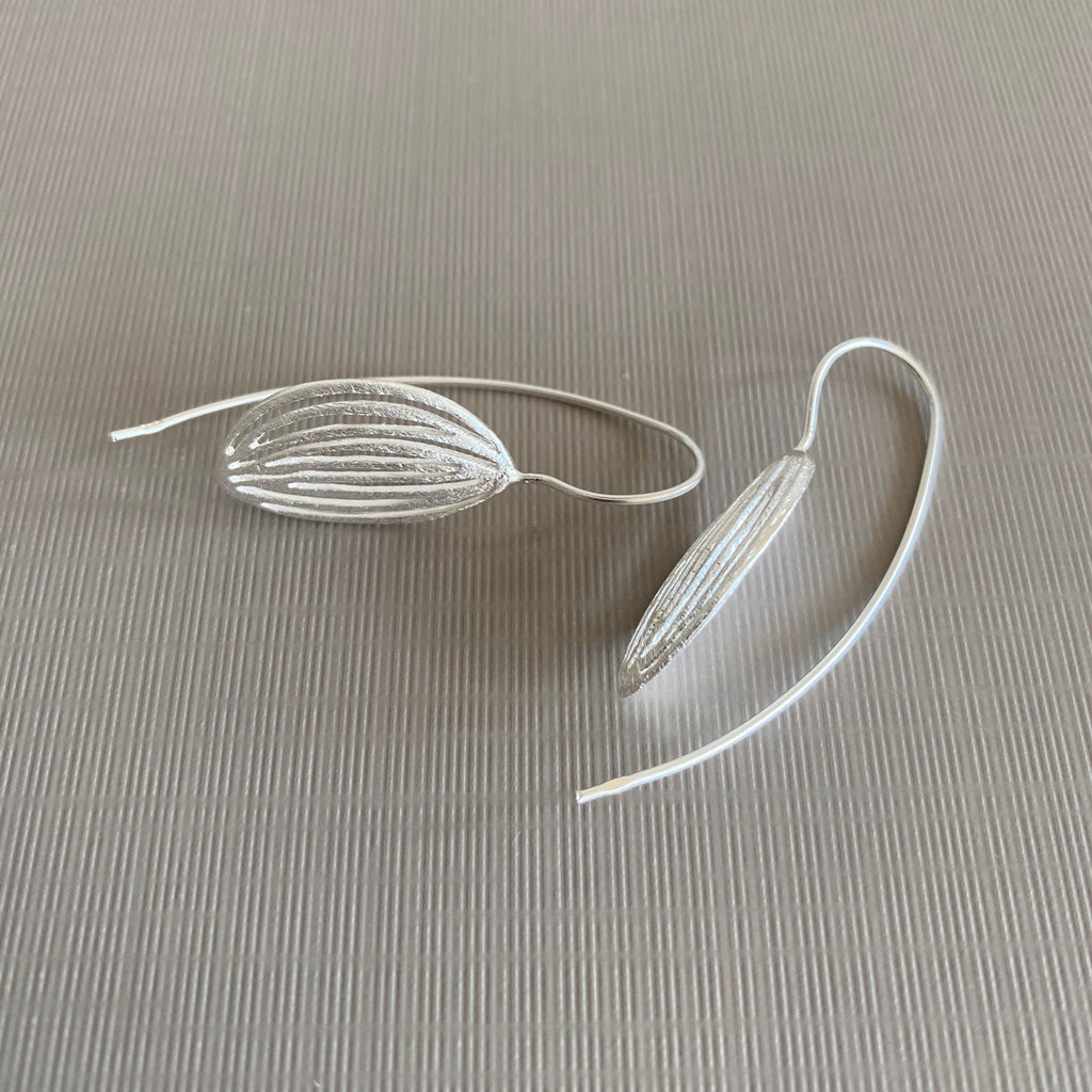 Silver Leaf Earrings