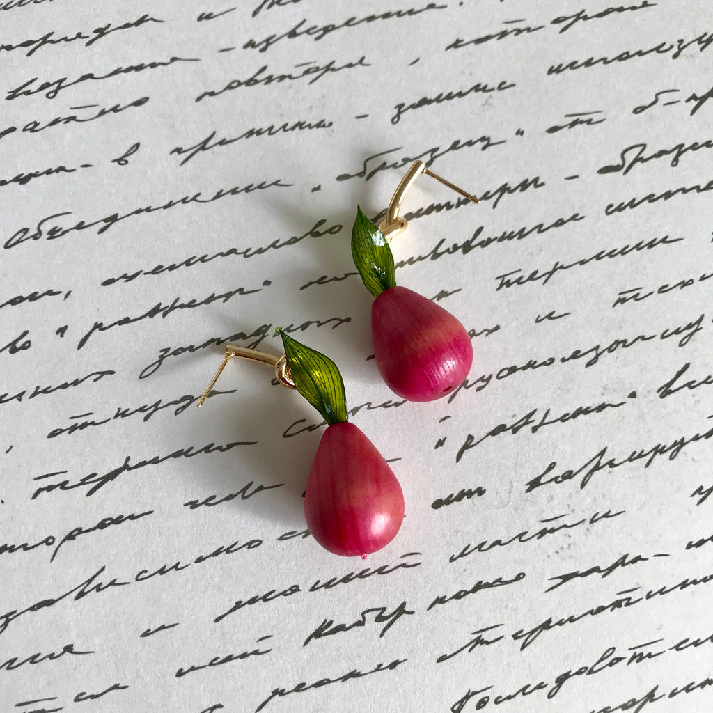 Pear Earrings