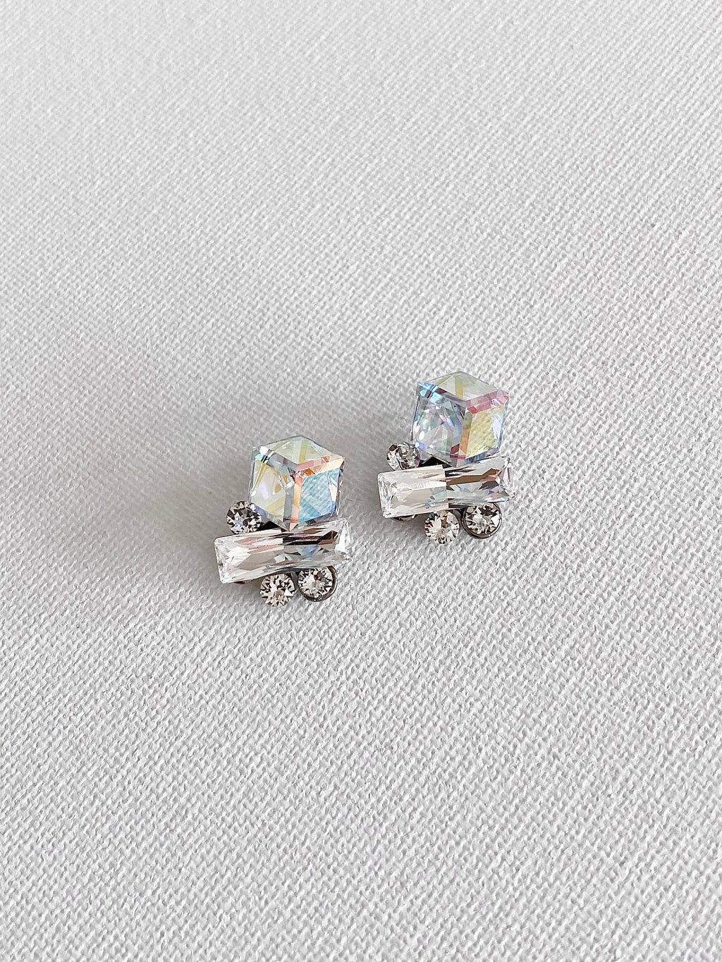 Swarovski Petite Bar Trio Stud Earrings (3 colours)