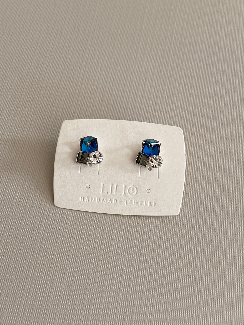 Swarovski Petite Trio Crystal Stud Earrings (2 colours)