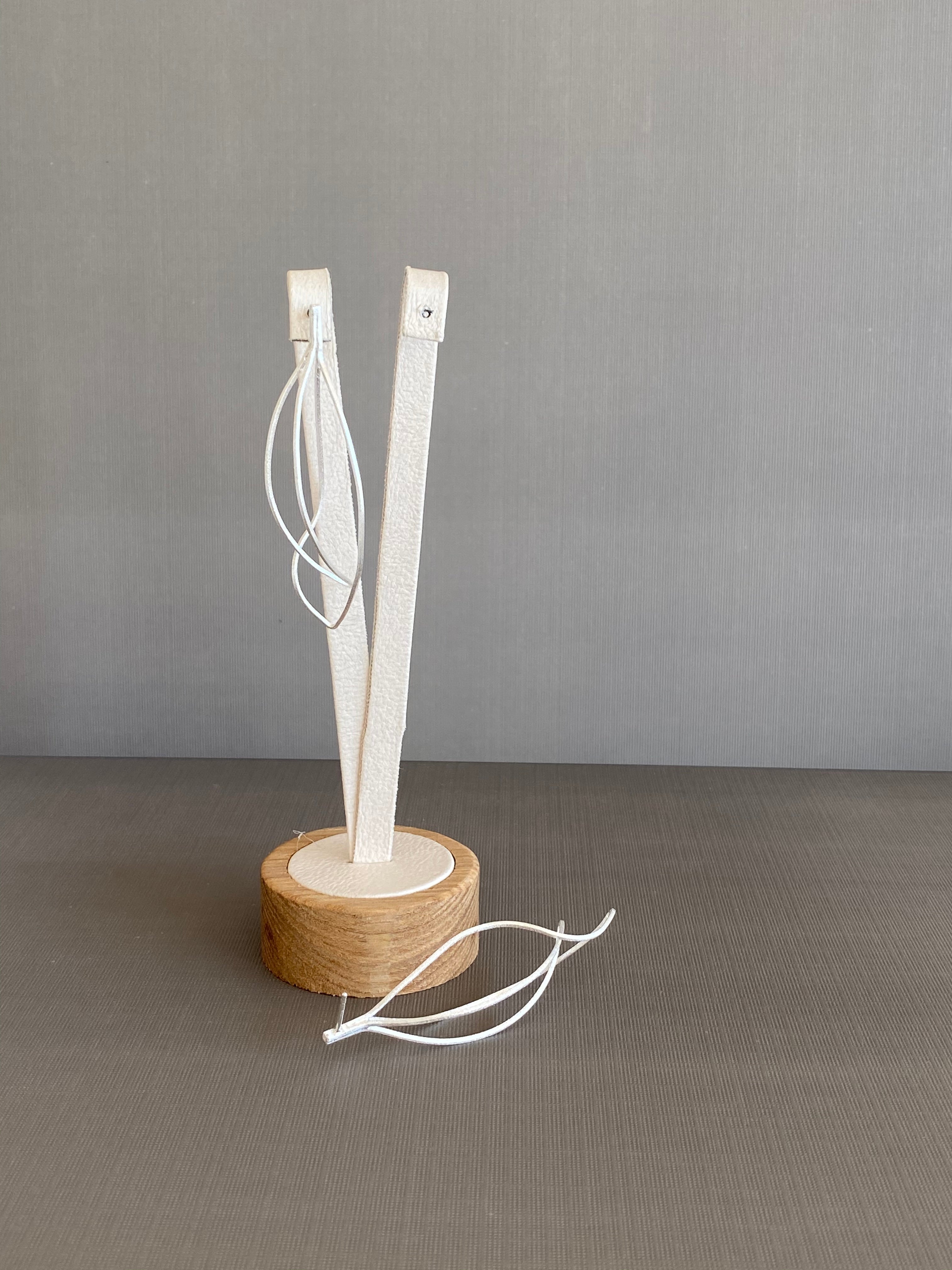 Silver Curve Earrings