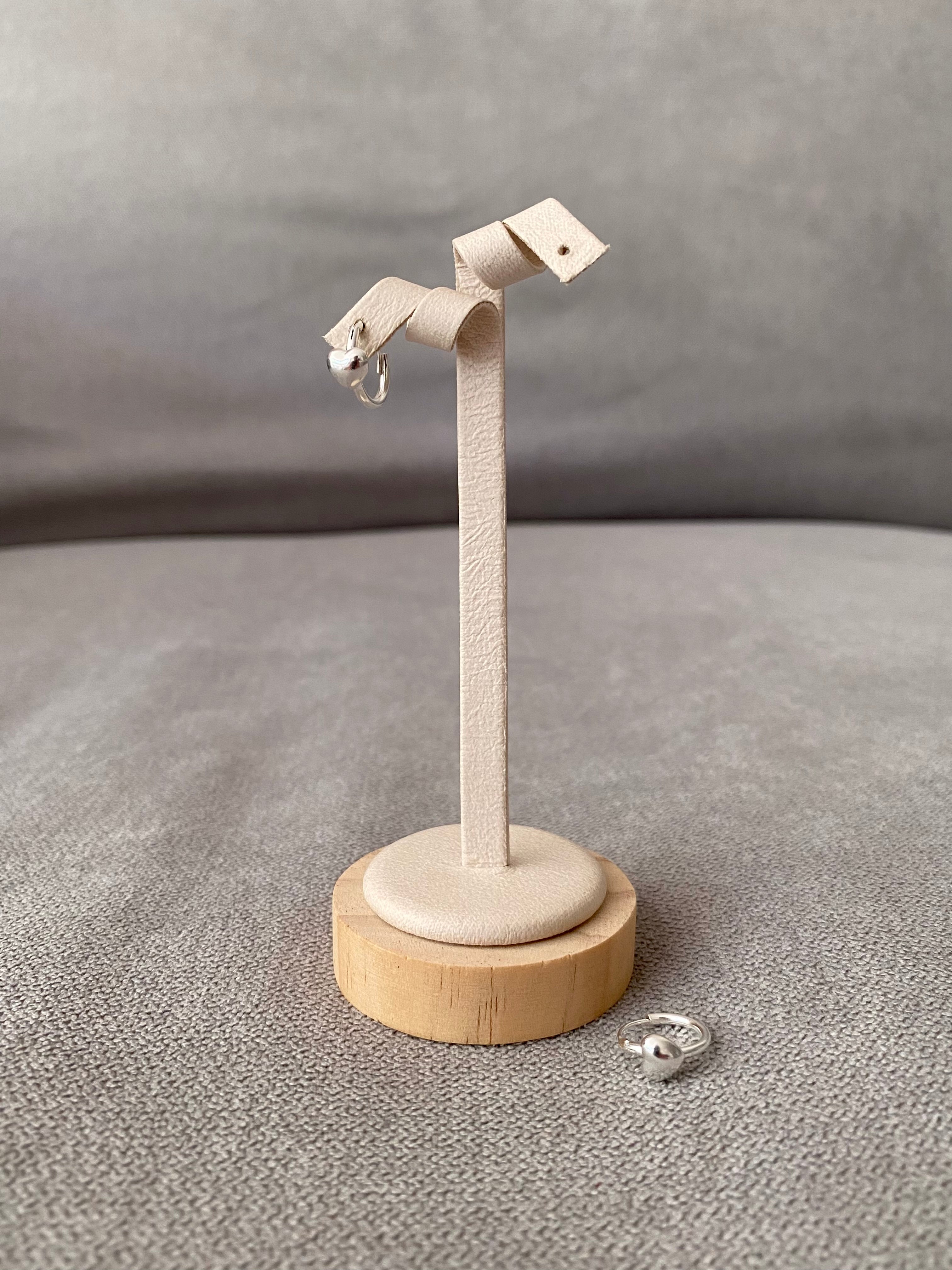 Small Heart Hoop Earrings