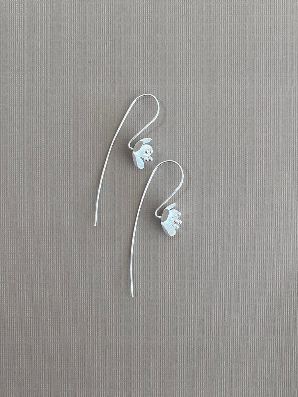 Matte Blossom Hook Earrings