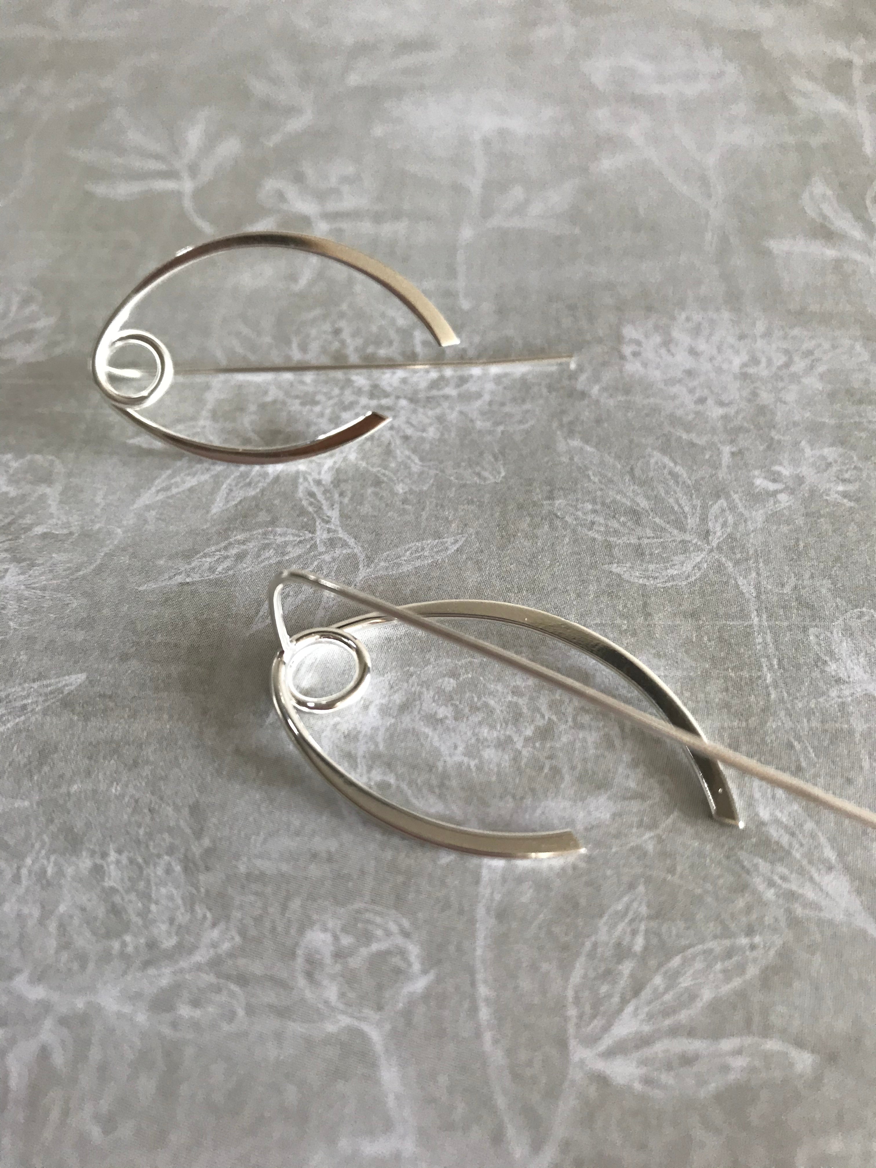 Elliptic Hook Earrings