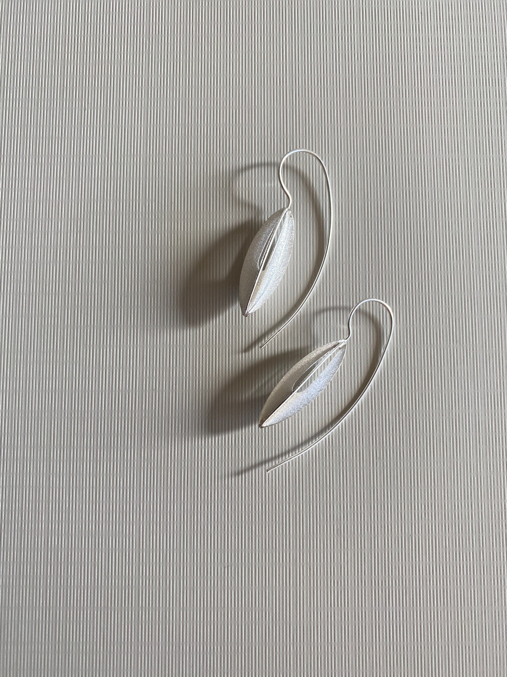 Silver Leaf Earrings