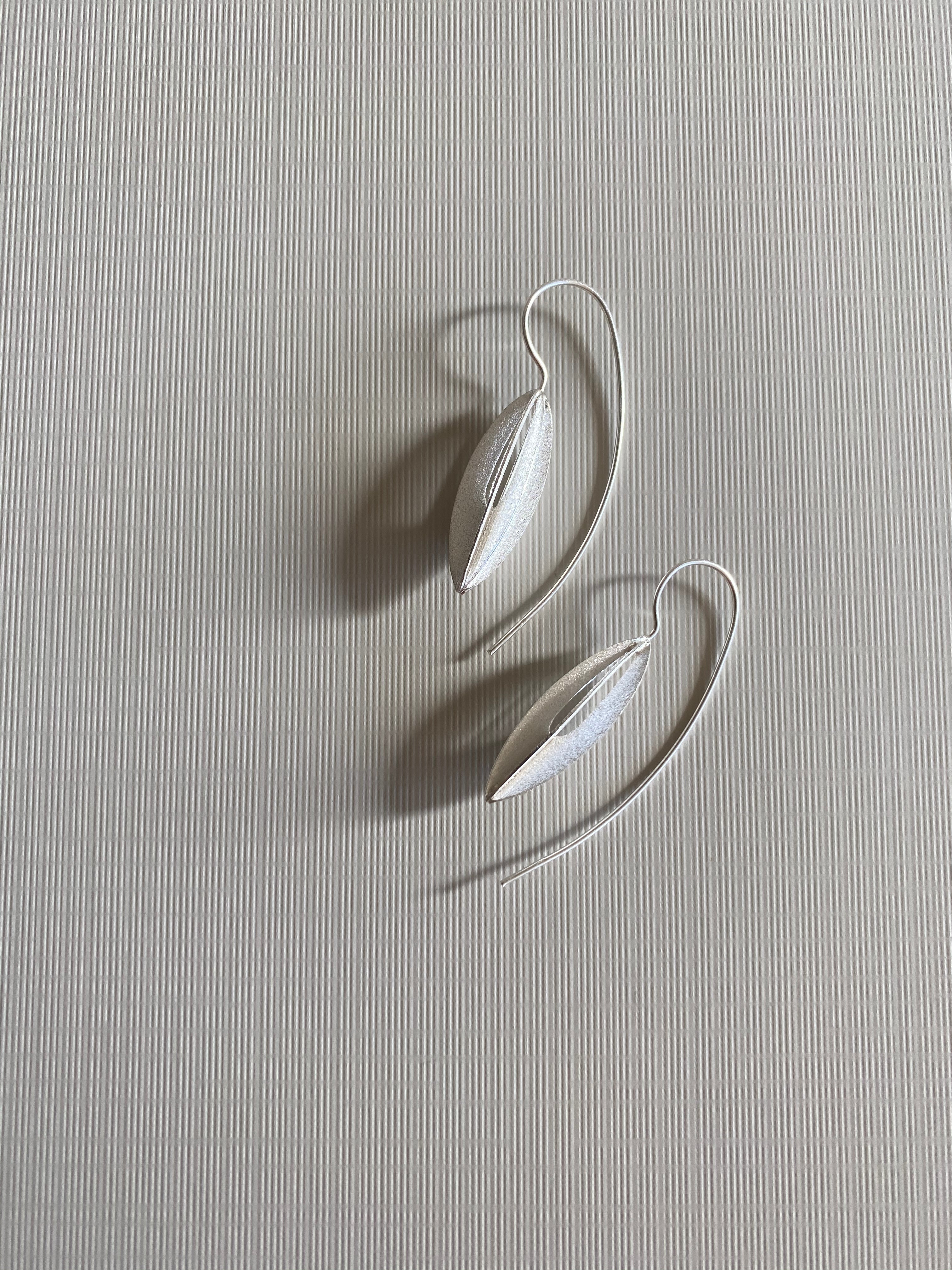 Silver Leaf Earrings