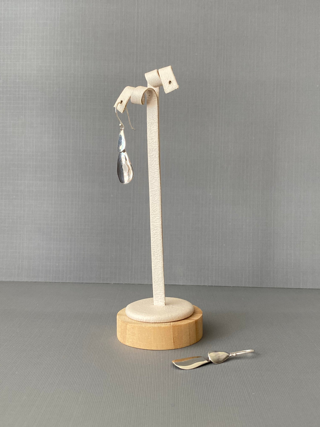 Polished Oval Drop Earrings