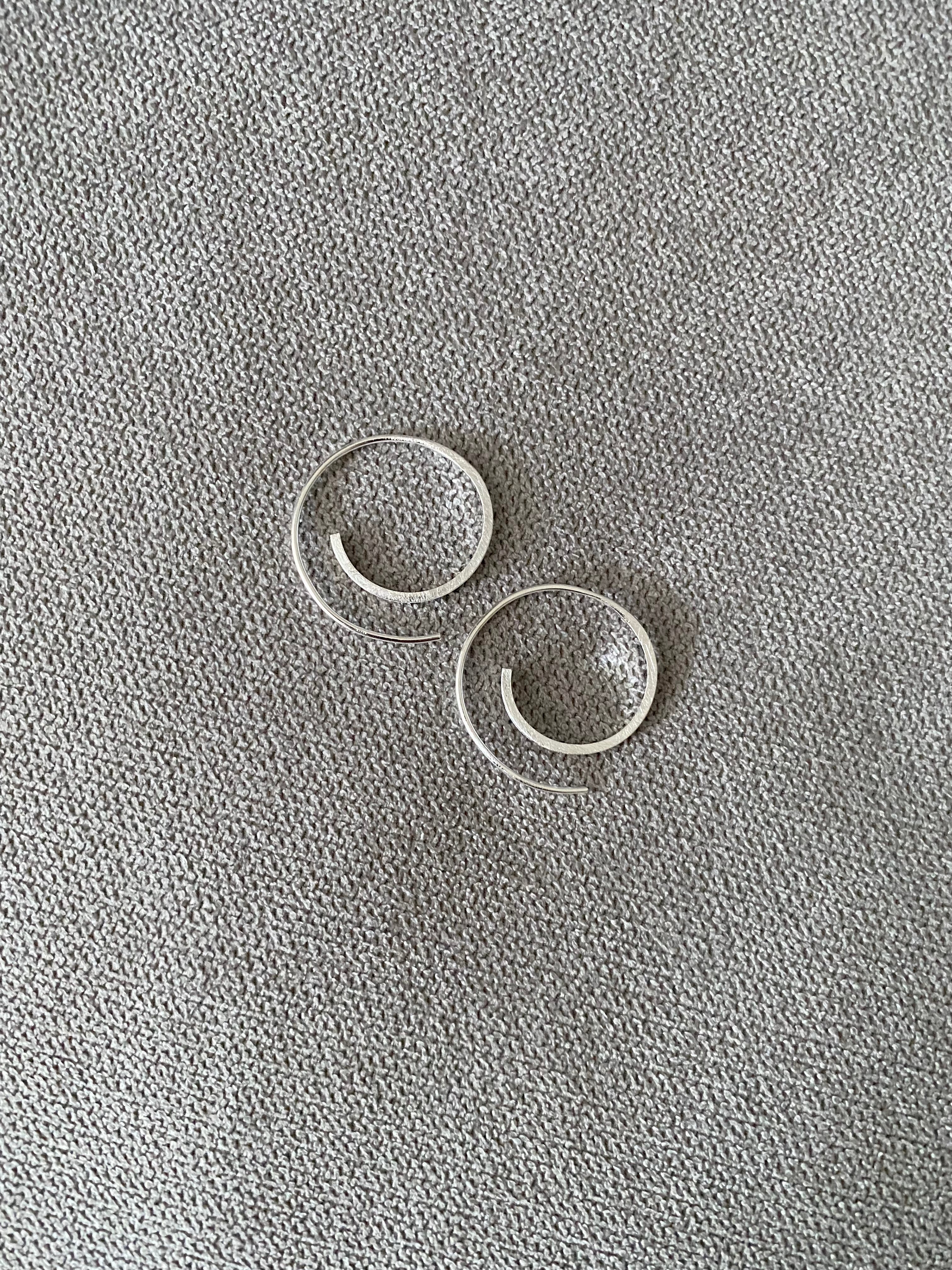 Spiral Hoop Earrings