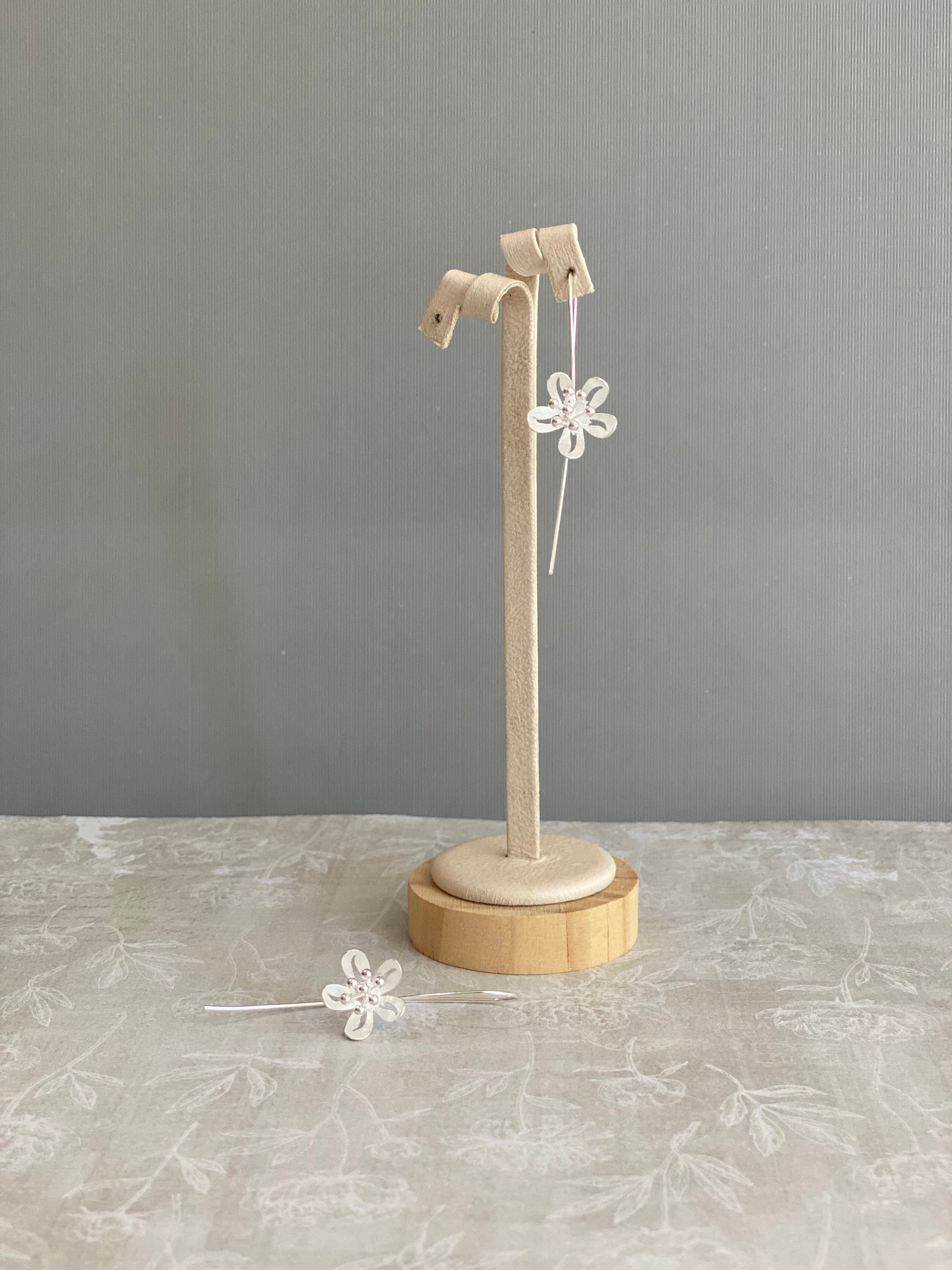 Matte Petal Cluster Earrings