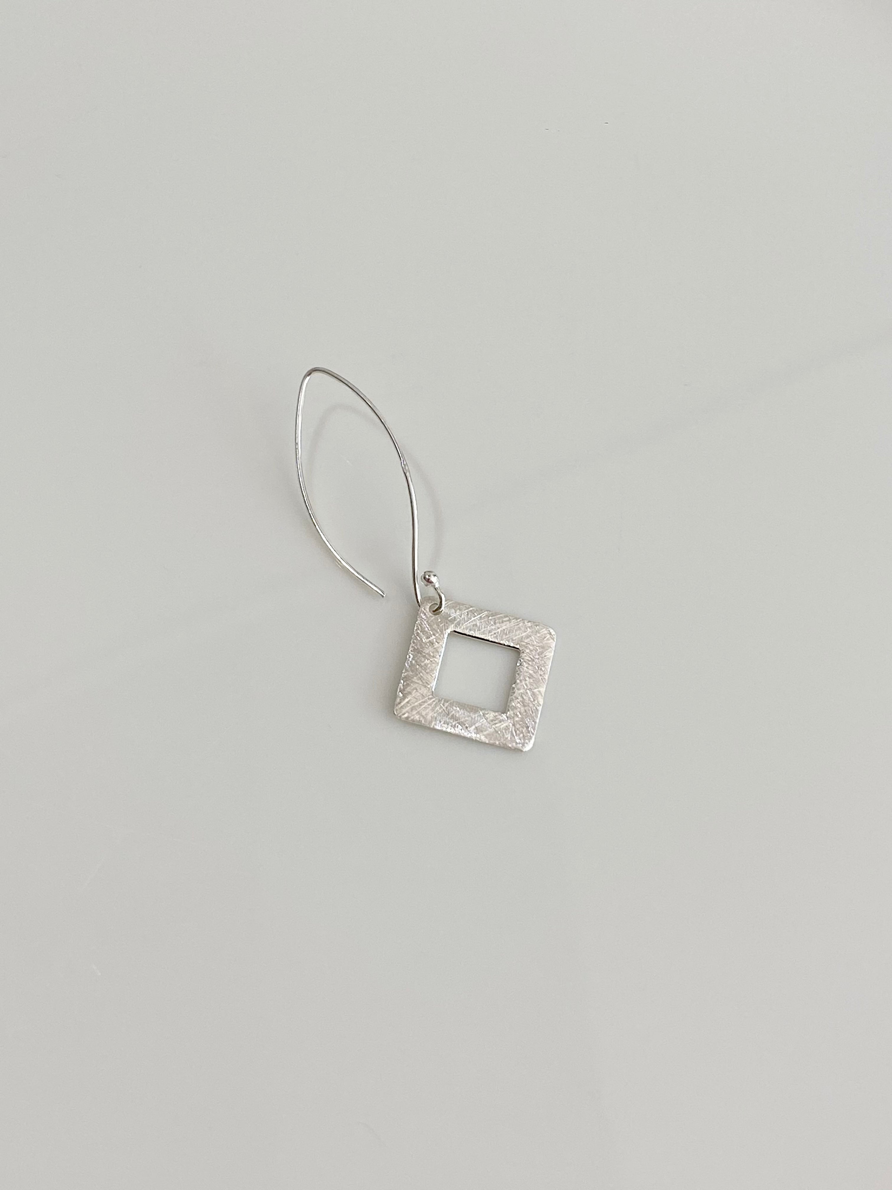 Geometric Square Earrings
