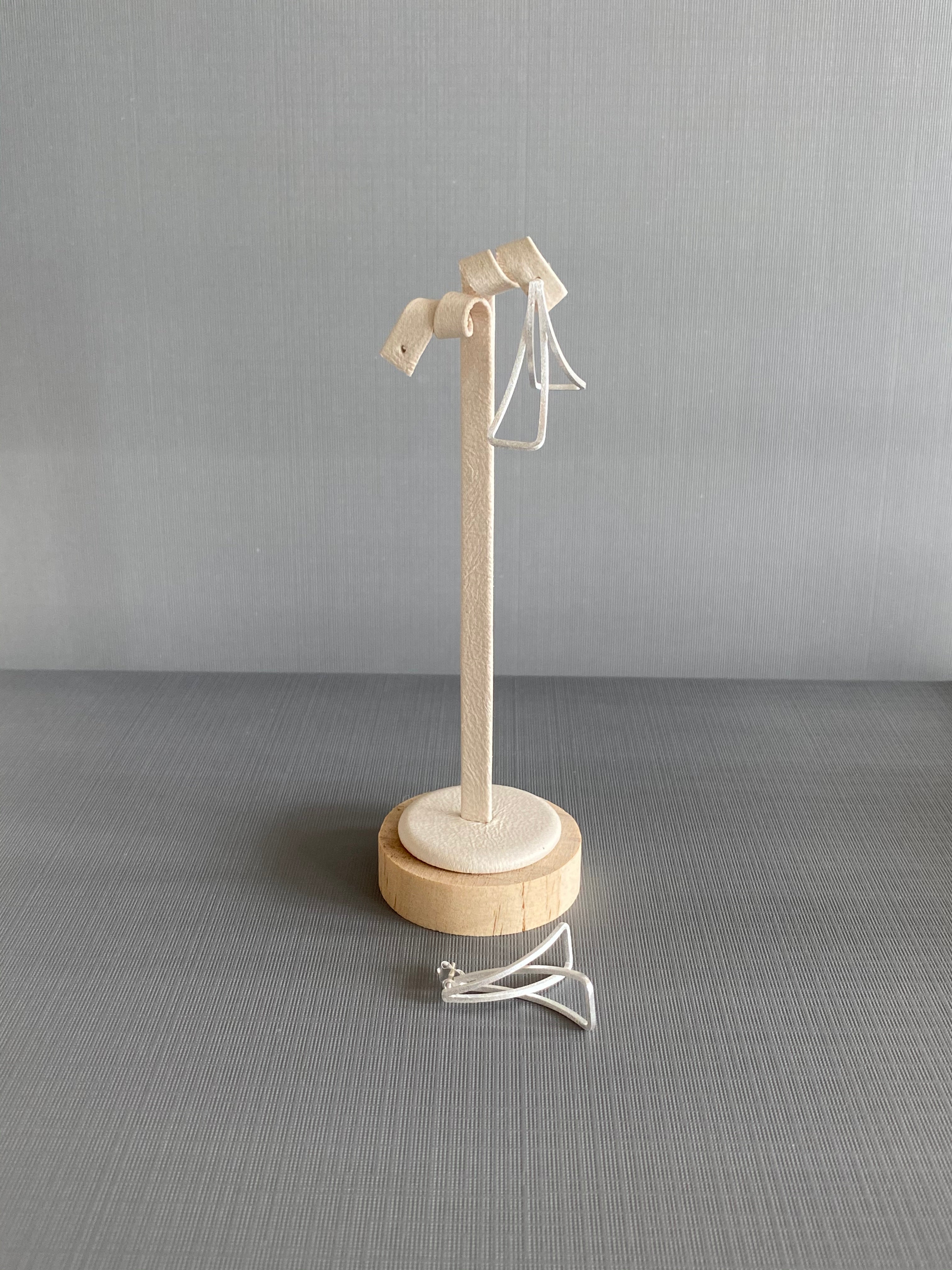 Silver Fold Earrings